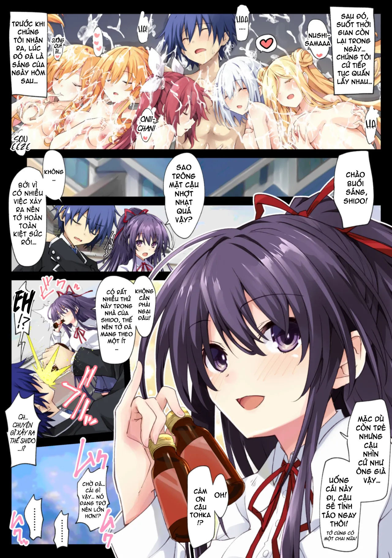 HentaiVN.net - Ảnh 20 - DATE A LIVE Chou HAREM A LIVE - Oneshot