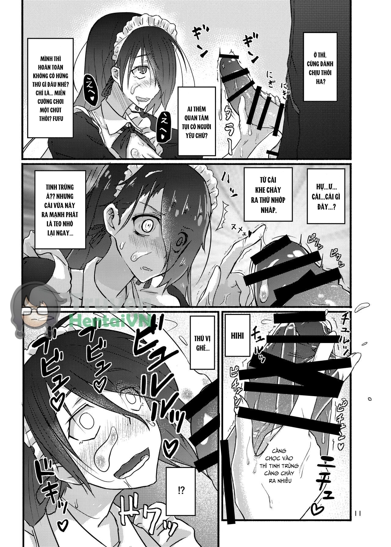 HentaiVN.net - Ảnh 12 - Futsuu no Inkya no JK Datta kedo, Maid ni Sarete, Makasare Haramasare Shussan Saserarete Bitch ni Naremashita! - Oneshot