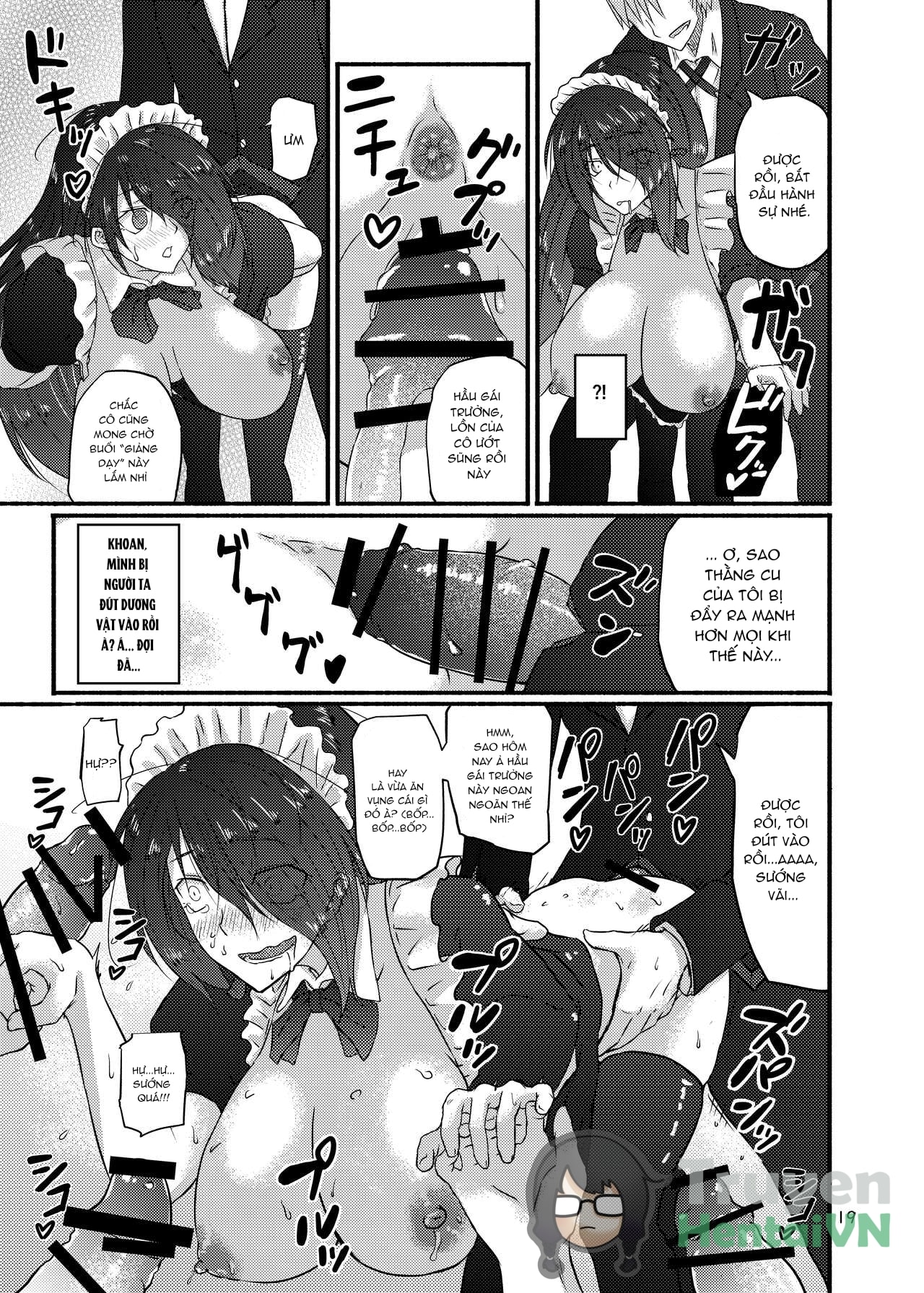 HentaiVN.net - Ảnh 20 - Futsuu no Inkya no JK Datta kedo, Maid ni Sarete, Makasare Haramasare Shussan Saserarete Bitch ni Naremashita! - Oneshot