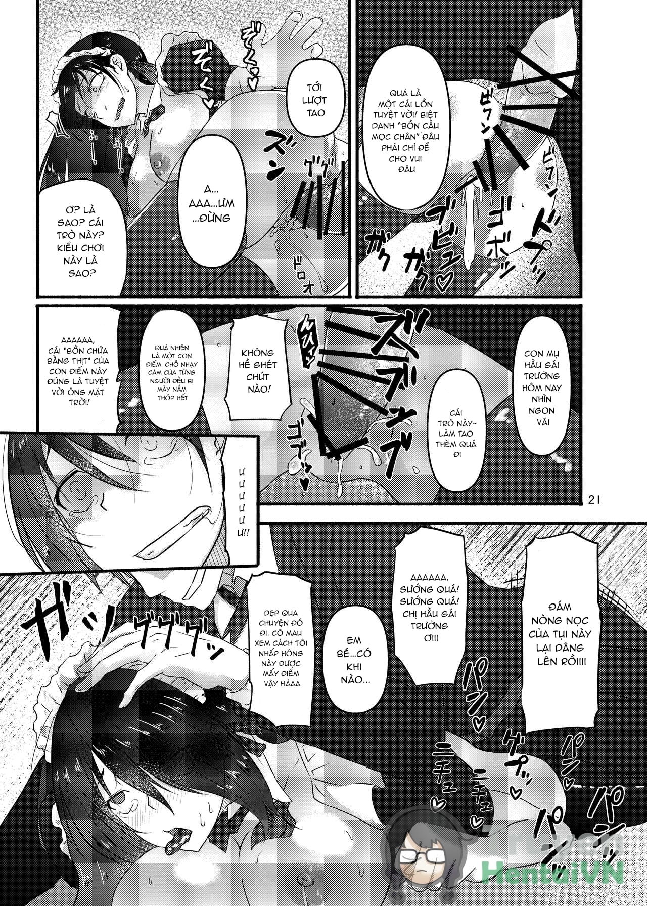 HentaiVN.net - Ảnh 22 - Futsuu no Inkya no JK Datta kedo, Maid ni Sarete, Makasare Haramasare Shussan Saserarete Bitch ni Naremashita! - Oneshot