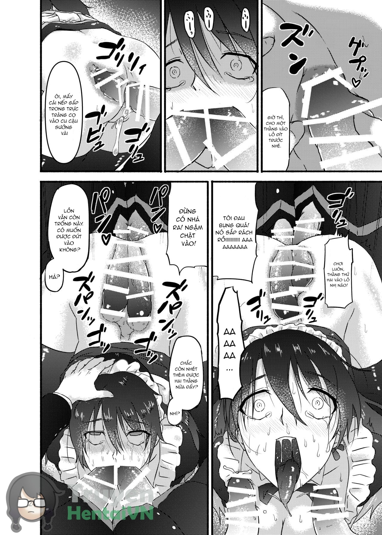 HentaiVN.net - Ảnh 25 - Futsuu no Inkya no JK Datta kedo, Maid ni Sarete, Makasare Haramasare Shussan Saserarete Bitch ni Naremashita! - Oneshot