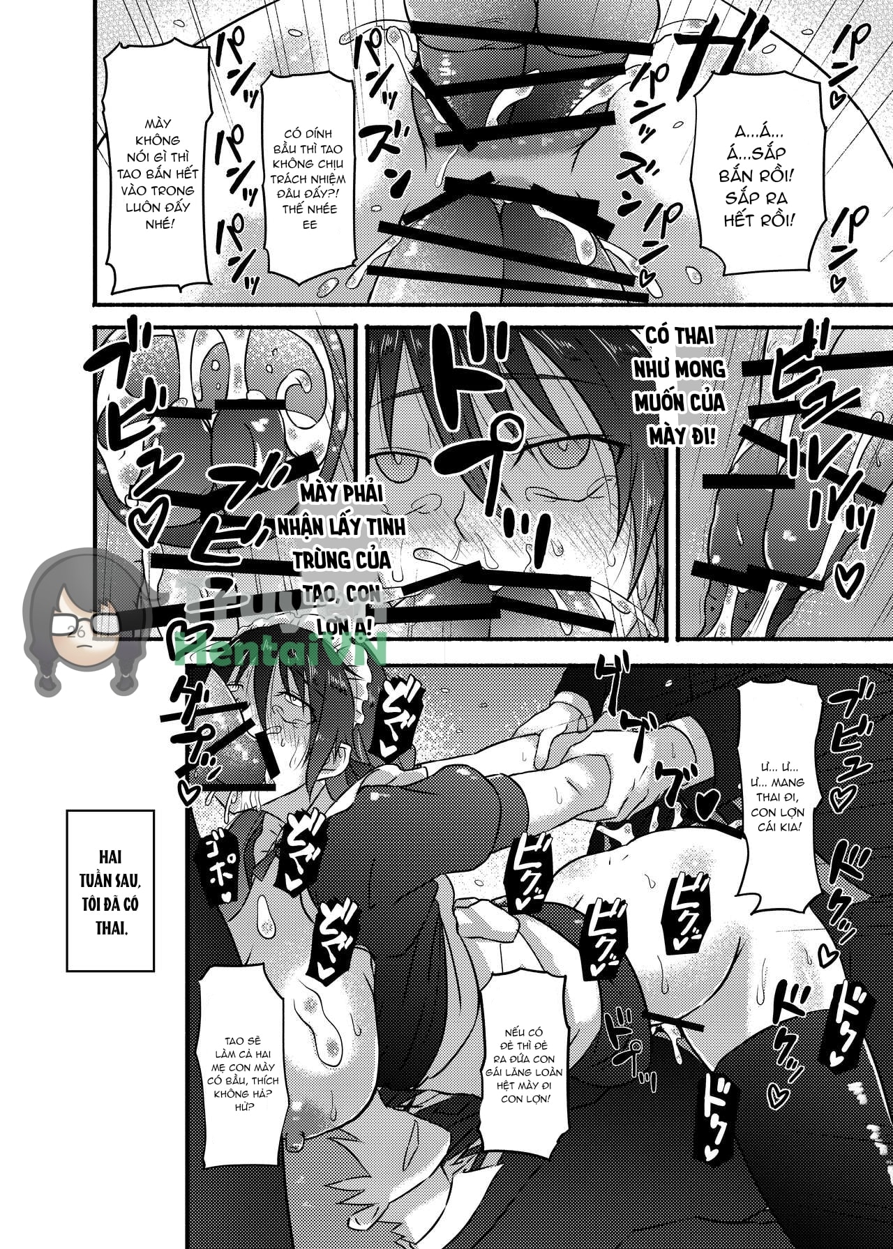 HentaiVN.net - Ảnh 27 - Futsuu no Inkya no JK Datta kedo, Maid ni Sarete, Makasare Haramasare Shussan Saserarete Bitch ni Naremashita! - Oneshot
