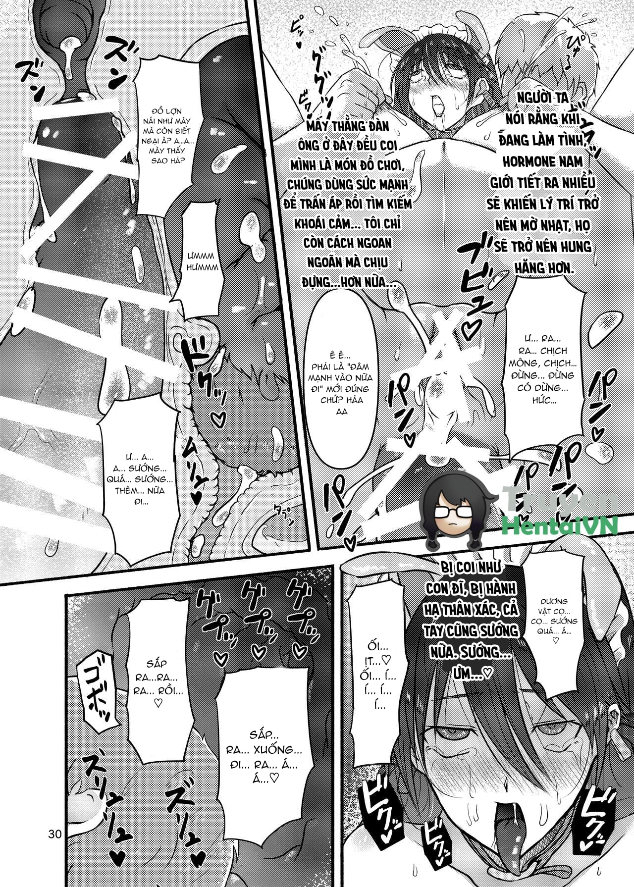 HentaiVN.net - Ảnh 31 - Futsuu no Inkya no JK Datta kedo, Maid ni Sarete, Makasare Haramasare Shussan Saserarete Bitch ni Naremashita! - Oneshot