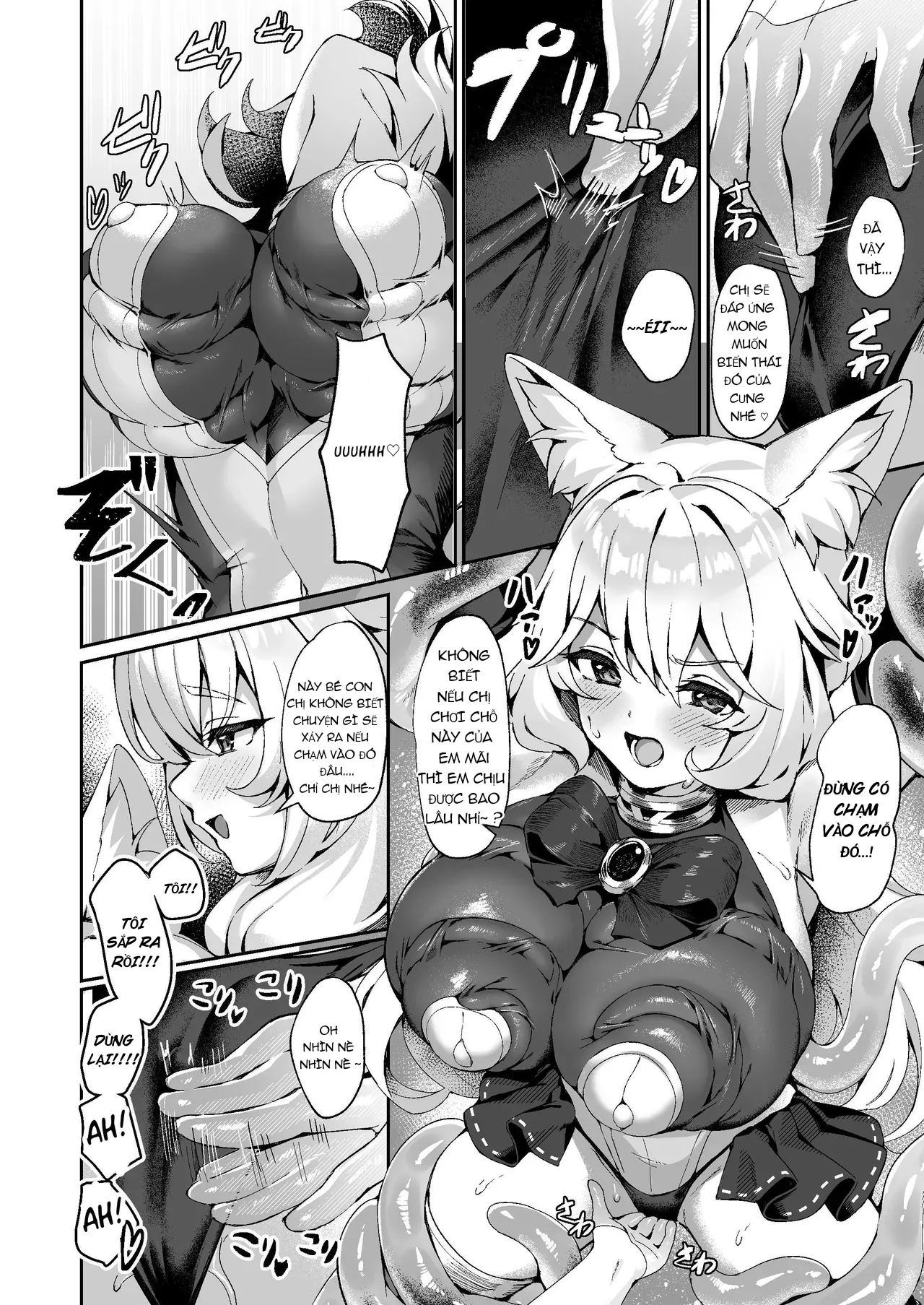 HentaiVN.net - Ảnh 9 - Nữ tu trừ tà kana bị yêu ma nữ vắt khô - Chapter 1