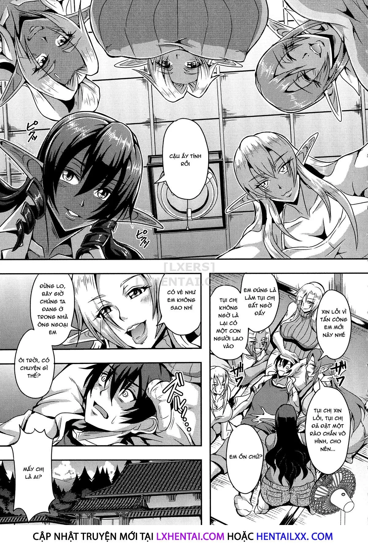 HentaiVN.net - Ảnh 10 - Elf Harem Story [Elf Harem Monogatari; エルフハーレム物語] - Chap 1