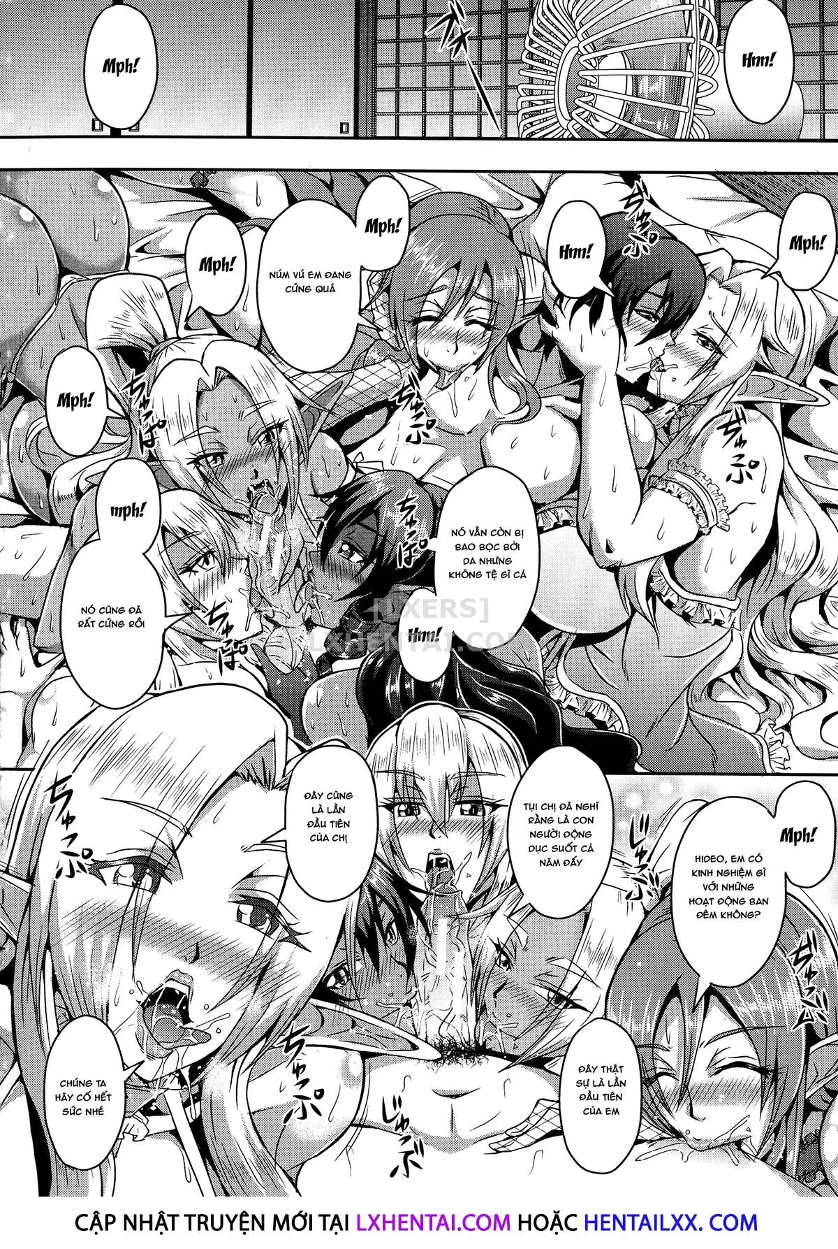 HentaiVN.net - Ảnh 16 - Elf Harem Story [Elf Harem Monogatari; エルフハーレム物語] - Chap 1