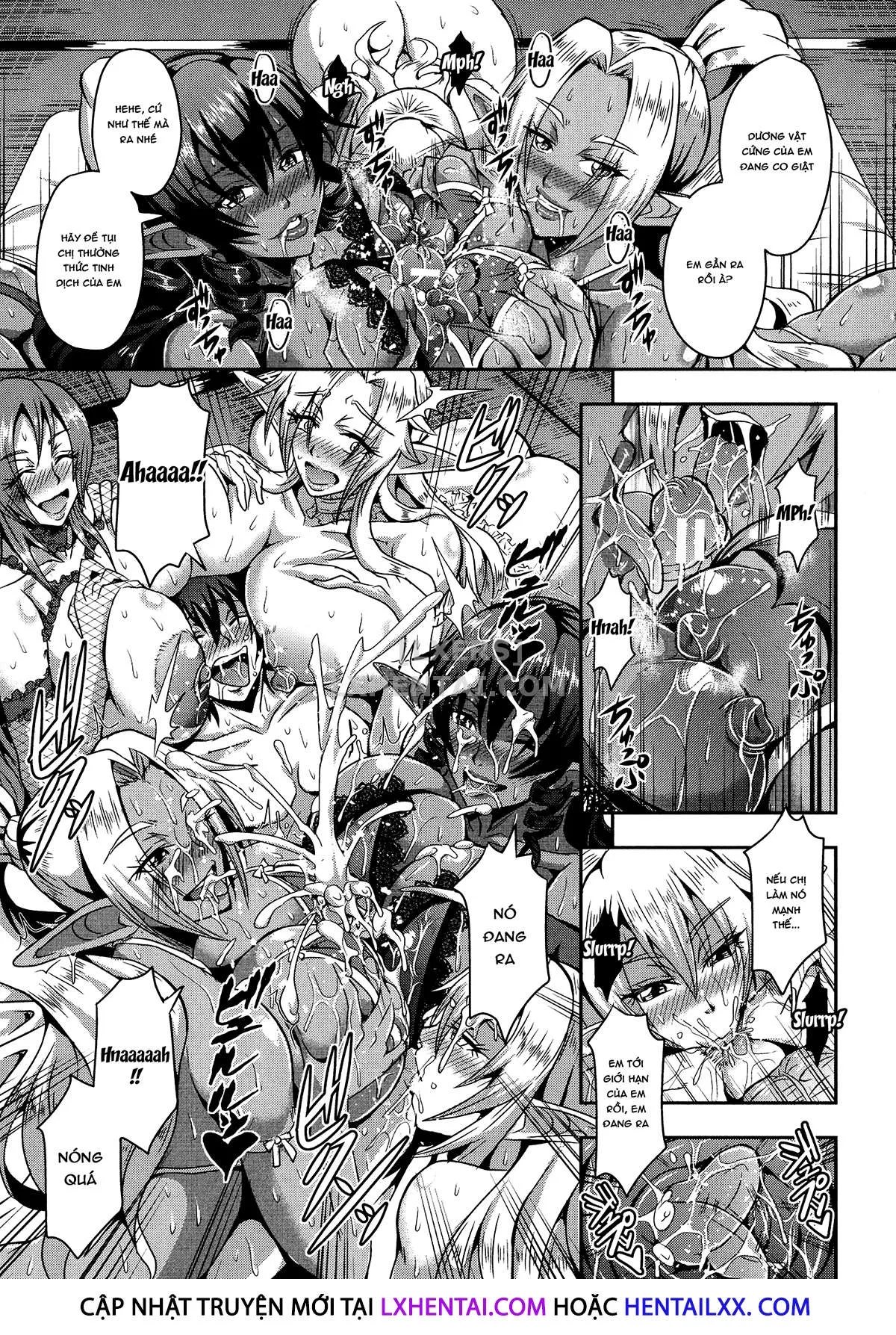 HentaiVN.net - Ảnh 19 - Elf Harem Story [Elf Harem Monogatari; エルフハーレム物語] - Chap 1