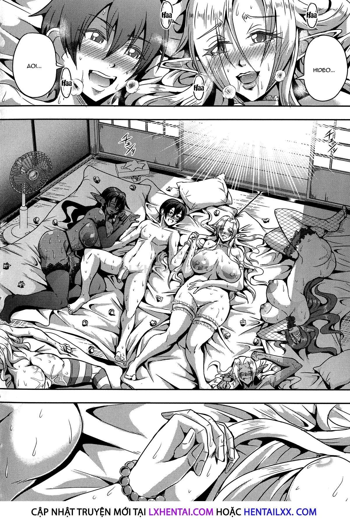 HentaiVN.net - Ảnh 37 - Elf Harem Story [Elf Harem Monogatari; エルフハーレム物語] - Chap 1