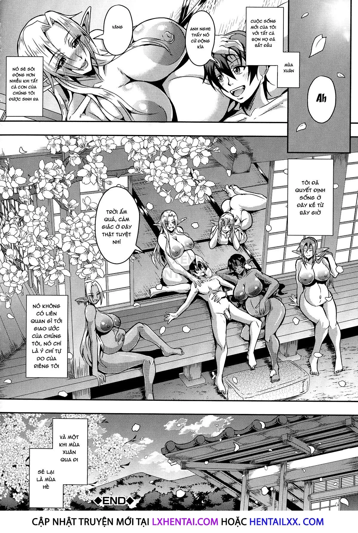 HentaiVN.net - Ảnh 43 - Elf Harem Story [Elf Harem Monogatari; エルフハーレム物語] - Chap 1