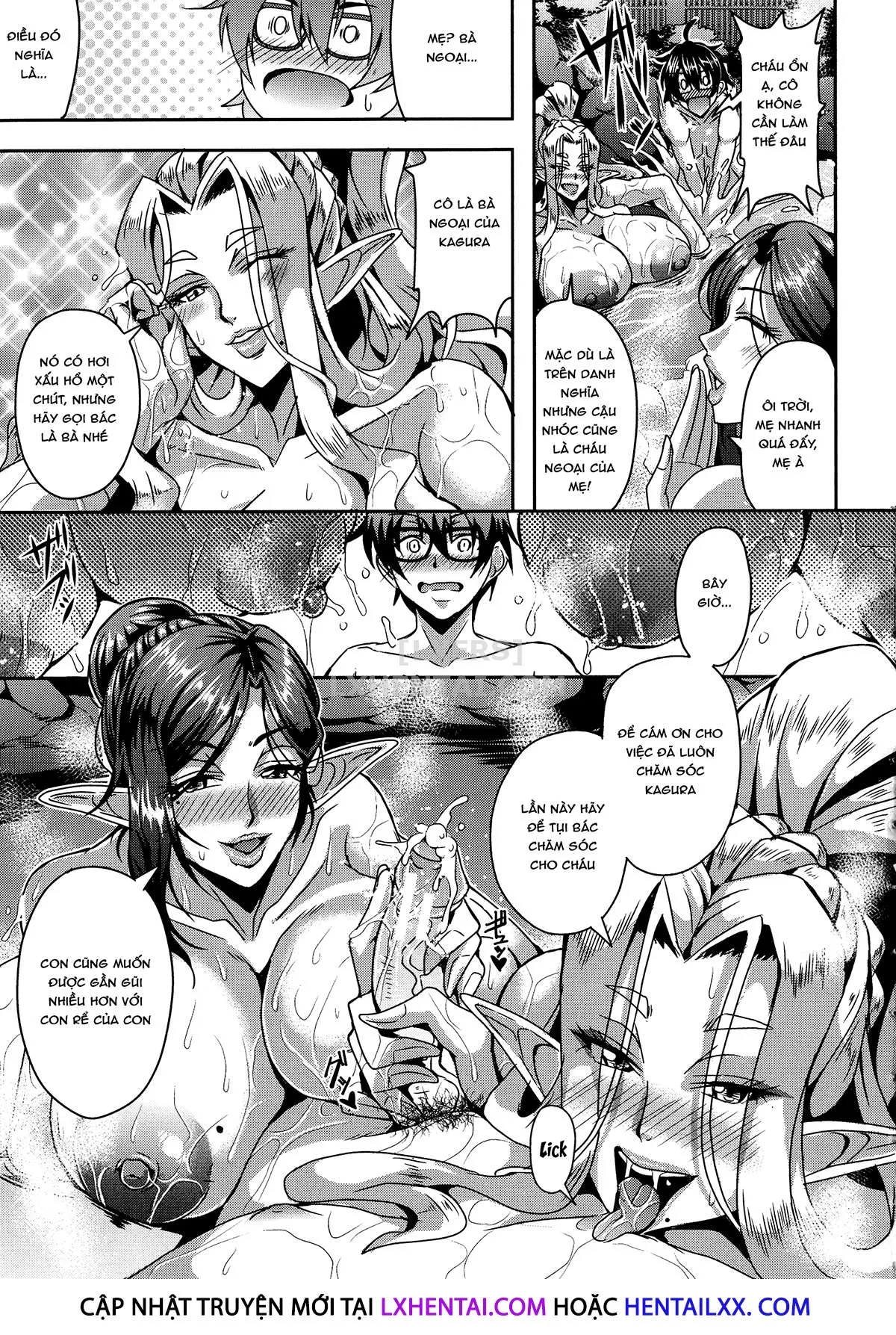HentaiVN.net - Ảnh 12 - Elf Harem Story [Elf Harem Monogatari; エルフハーレム物語] - Chap 2