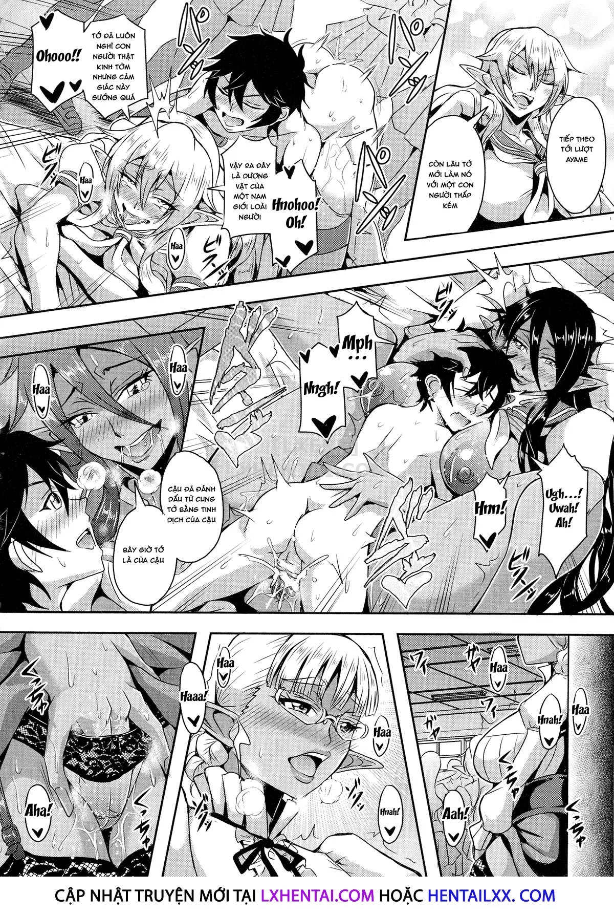 HentaiVN.net - Ảnh 24 - Elf Harem Story [Elf Harem Monogatari; エルフハーレム物語] - Chap 3