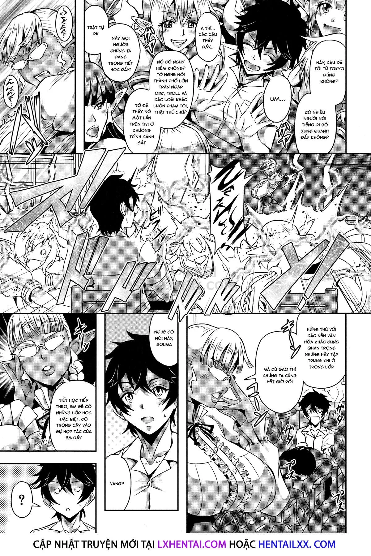 HentaiVN.net - Ảnh 5 - Elf Harem Story [Elf Harem Monogatari; エルフハーレム物語] - Chap 3