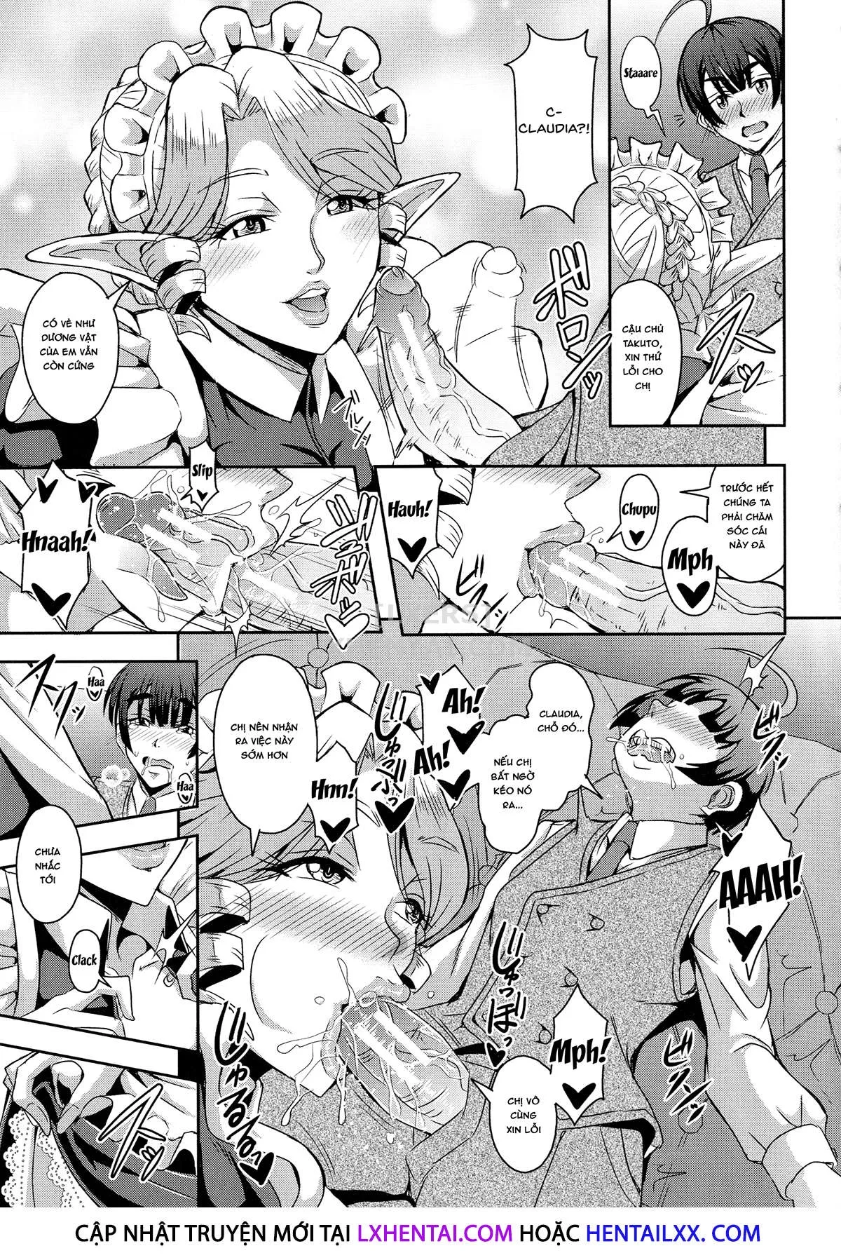 HentaiVN.net - Ảnh 11 - Elf Harem Story [Elf Harem Monogatari; エルフハーレム物語] - Chap 4