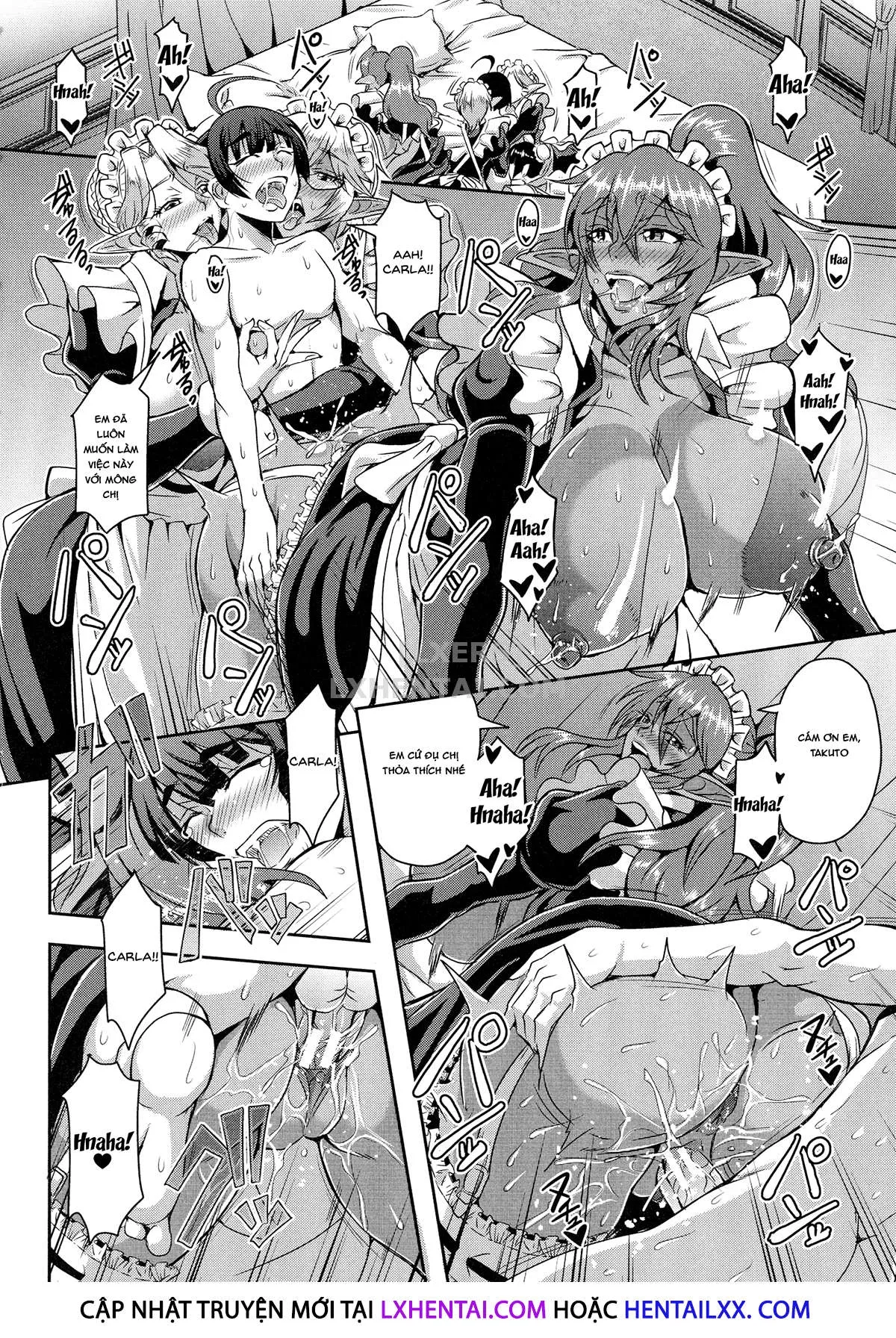 HentaiVN.net - Ảnh 25 - Elf Harem Story [Elf Harem Monogatari; エルフハーレム物語] - Chap 4