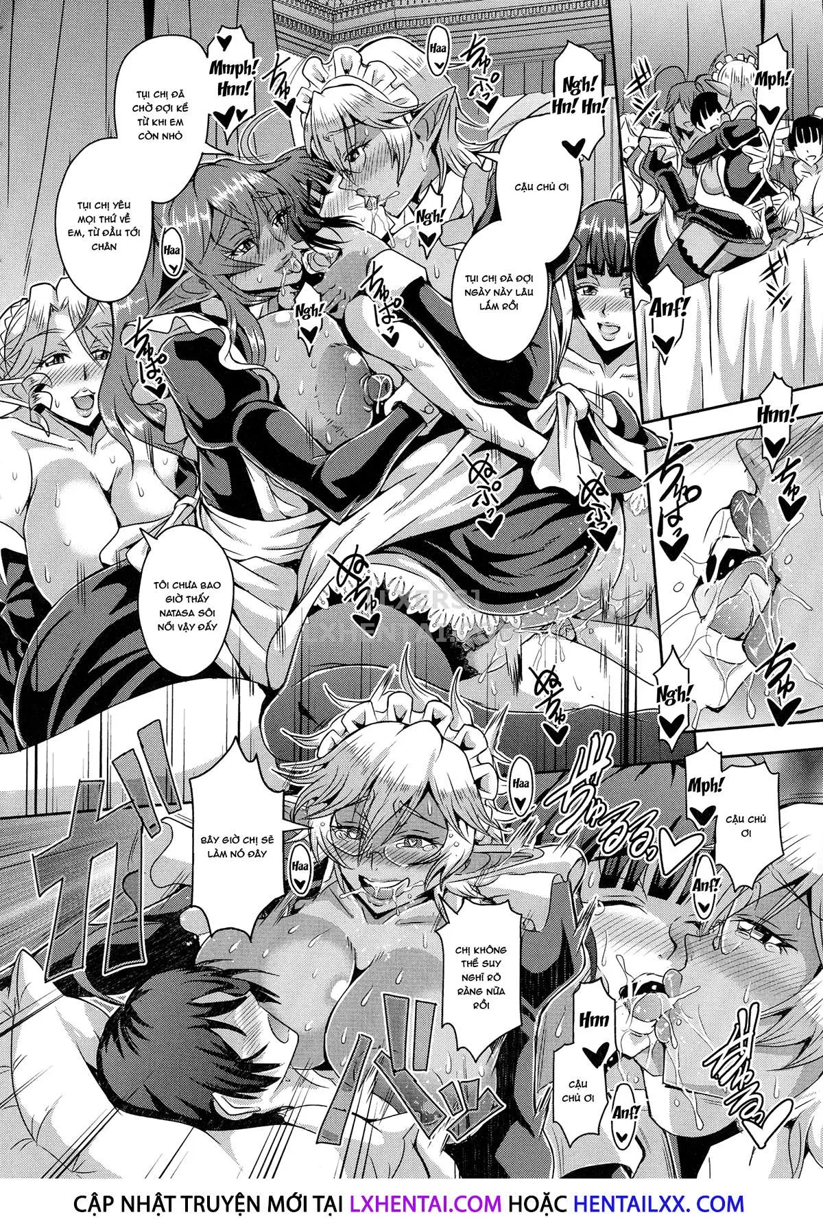 HentaiVN.net - Ảnh 29 - Elf Harem Story [Elf Harem Monogatari; エルフハーレム物語] - Chap 4
