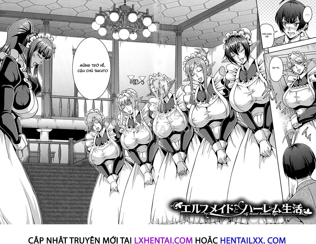 HentaiVN.net - Ảnh 3 - Elf Harem Story [Elf Harem Monogatari; エルフハーレム物語] - Chap 4