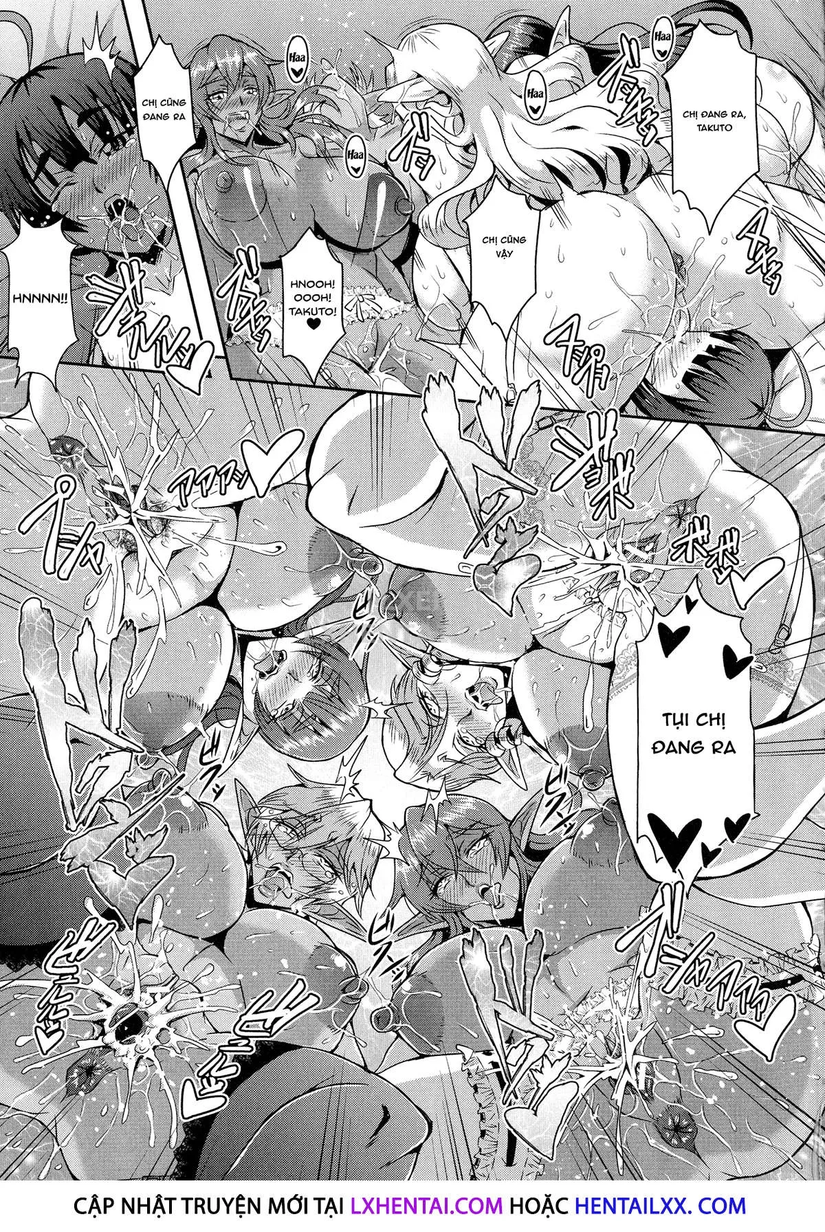 HentaiVN.net - Ảnh 34 - Elf Harem Story [Elf Harem Monogatari; エルフハーレム物語] - Chap 4