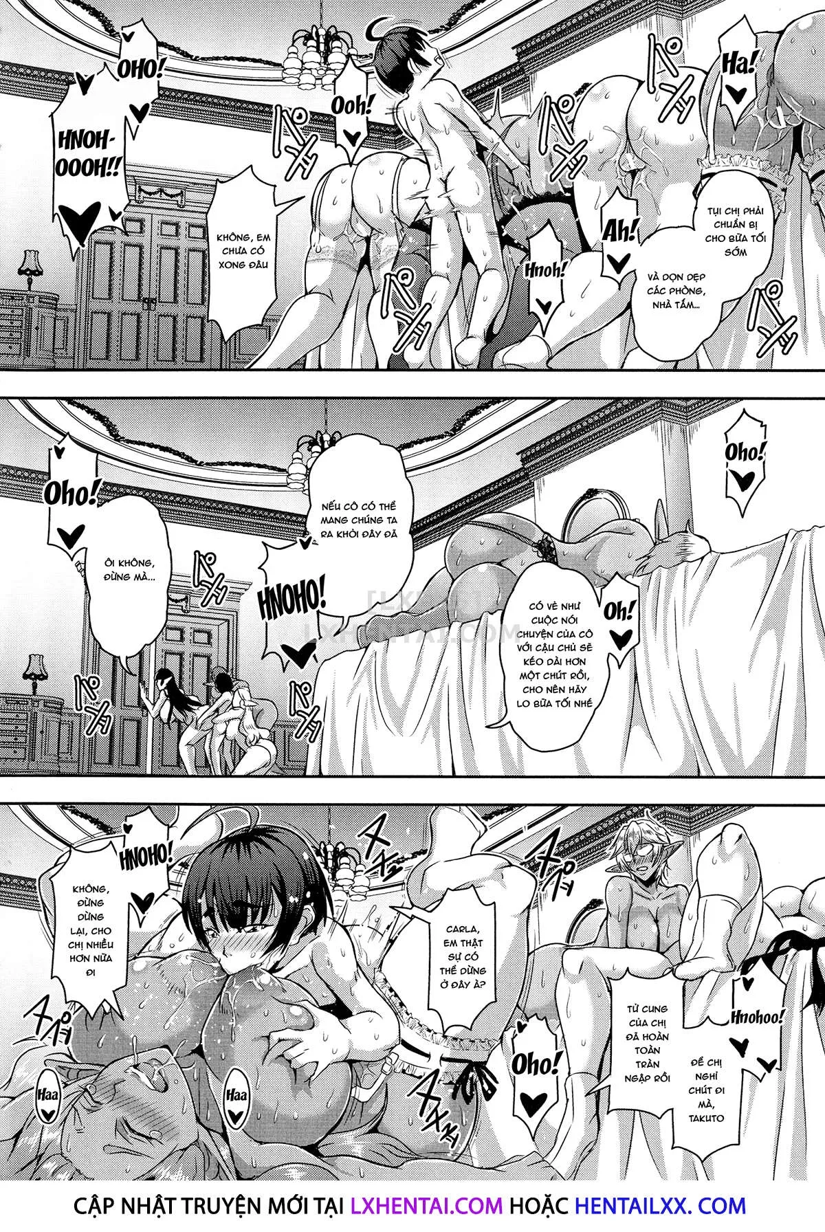 HentaiVN.net - Ảnh 37 - Elf Harem Story [Elf Harem Monogatari; エルフハーレム物語] - Chap 4