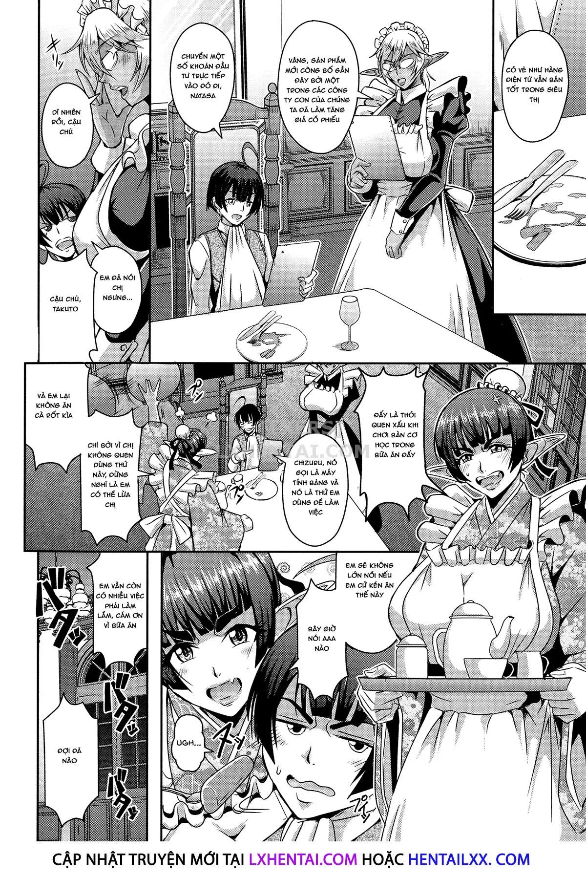 HentaiVN.net - Ảnh 4 - Elf Harem Story [Elf Harem Monogatari; エルフハーレム物語] - Chap 4
