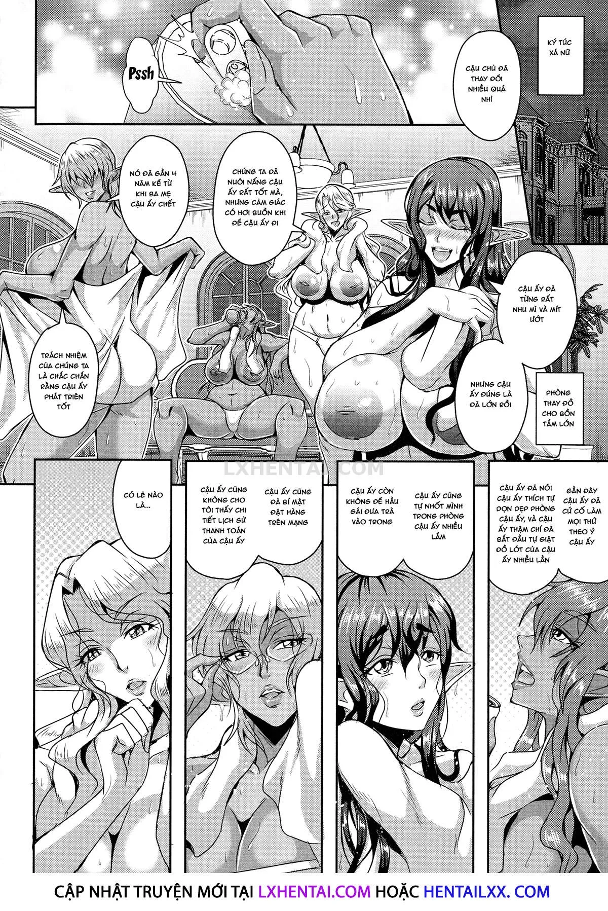 HentaiVN.net - Ảnh 6 - Elf Harem Story [Elf Harem Monogatari; エルフハーレム物語] - Chap 4