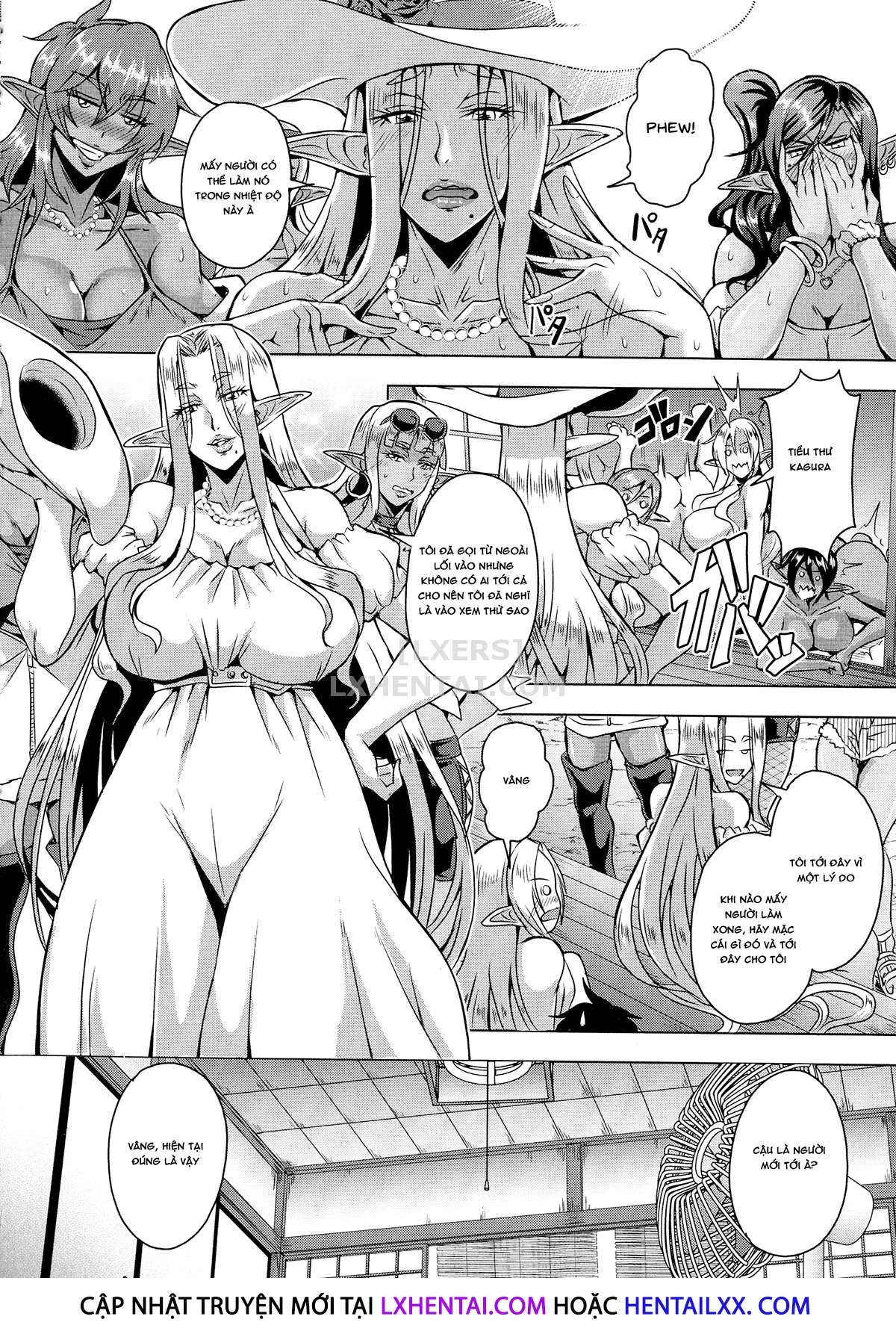 HentaiVN.net - Ảnh 3 - Elf Harem Story [Elf Harem Monogatari; エルフハーレム物語] - Chap 5 - [END]