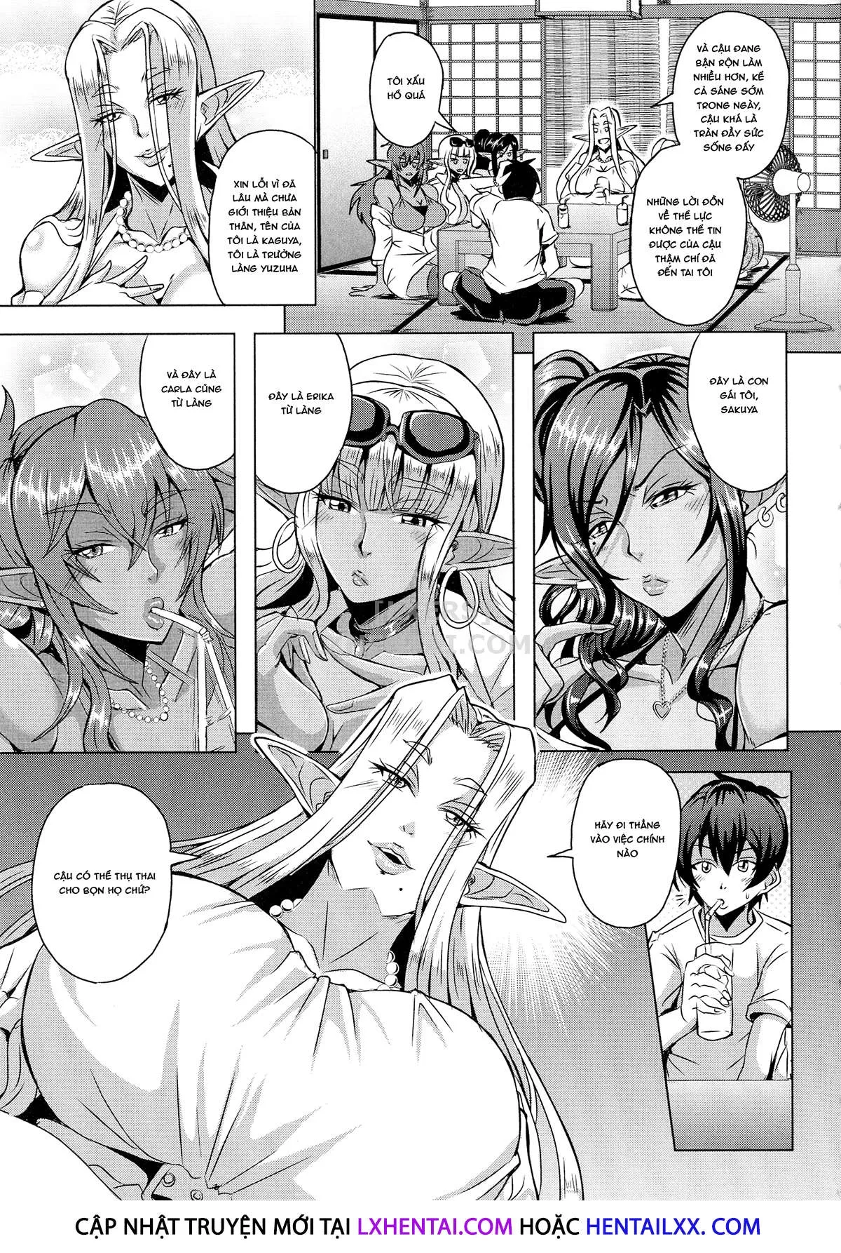 HentaiVN.net - Ảnh 4 - Elf Harem Story [Elf Harem Monogatari; エルフハーレム物語] - Chap 5 - [END]
