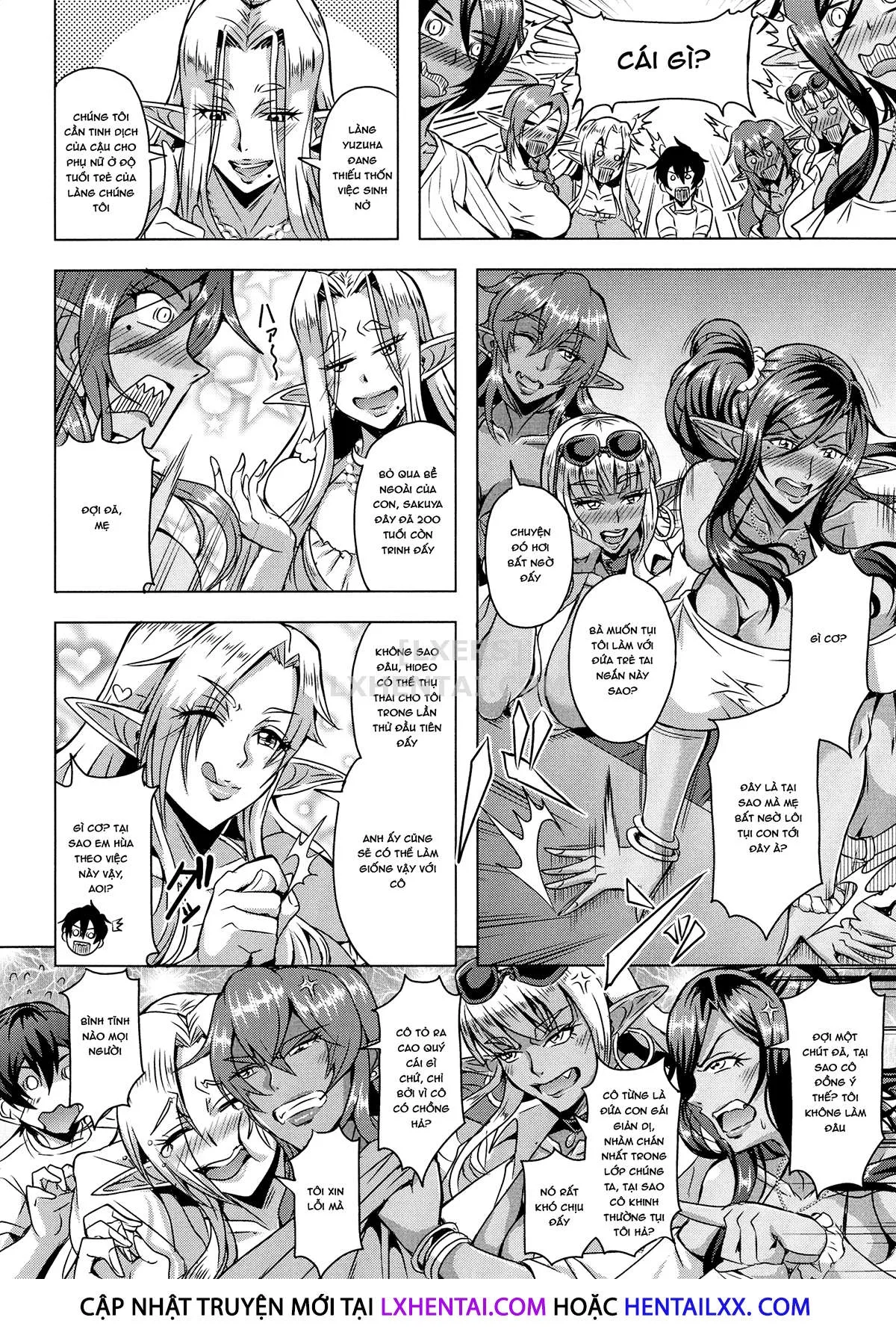 HentaiVN.net - Ảnh 5 - Elf Harem Story [Elf Harem Monogatari; エルフハーレム物語] - Chap 5 - [END]