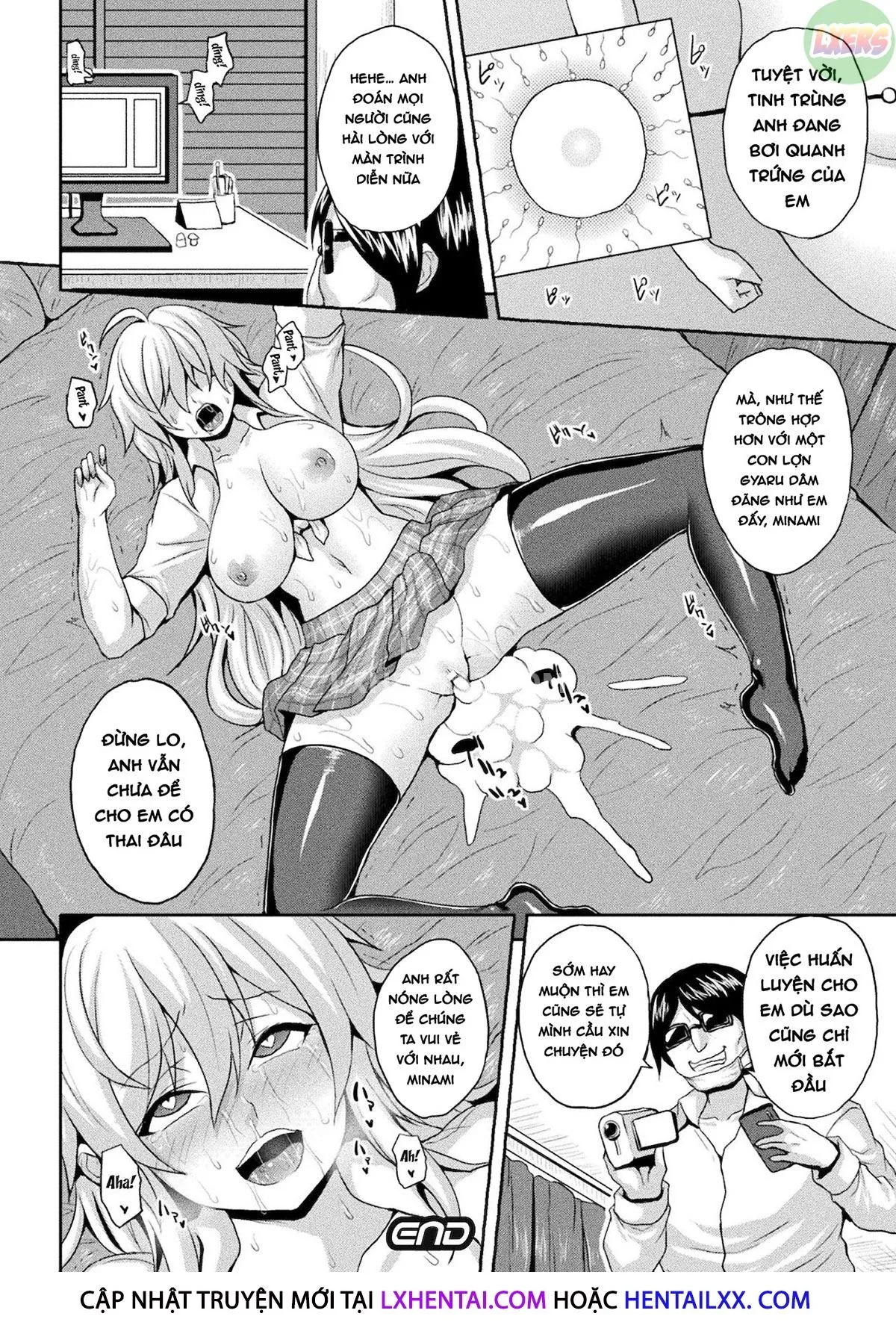 HentaiVN.net - Ảnh 22 - Mesu Ochi Haiboku Shoujo [The Woman Who's Fallen Into Being a Slut In Defeat] - Chap 10 - END