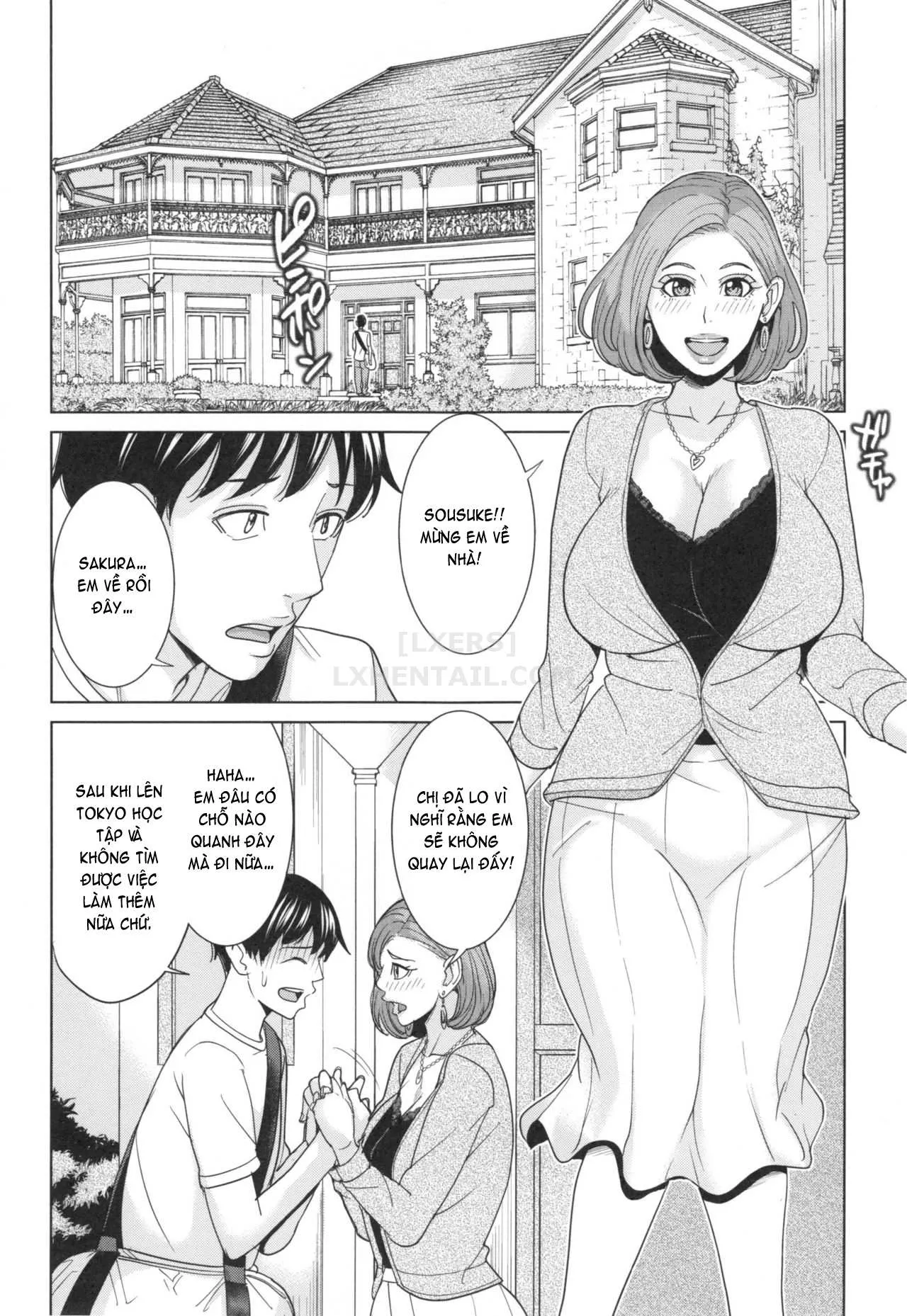 HentaiVN.net - Ảnh 10 - Ore no Nee-san, Watashi no Otouto [Sister-in-Law Slut Life] - Chap 1