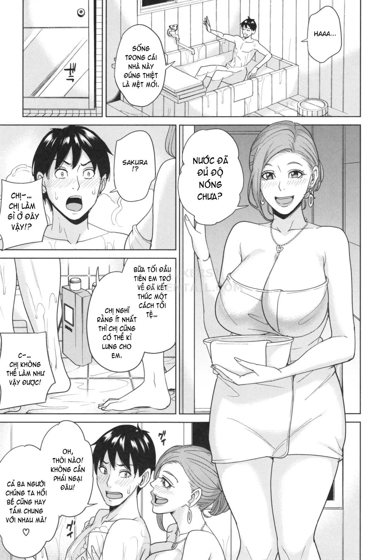 HentaiVN.net - Ảnh 15 - Ore no Nee-san, Watashi no Otouto [Sister-in-Law Slut Life] - Chap 1