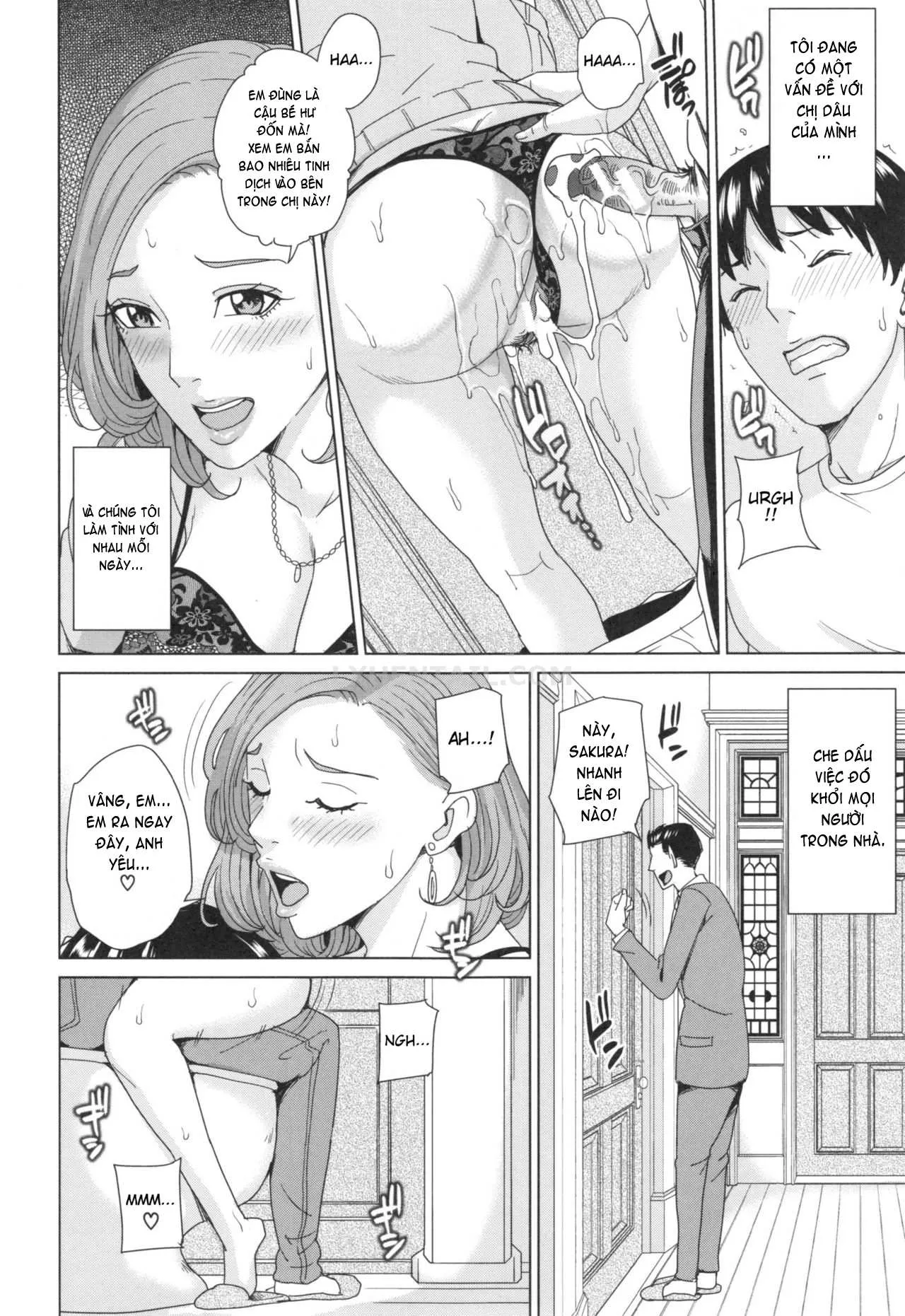 HentaiVN.net - Ảnh 5 - Ore no Nee-san, Watashi no Otouto [Sister-in-Law Slut Life] - Chap 2