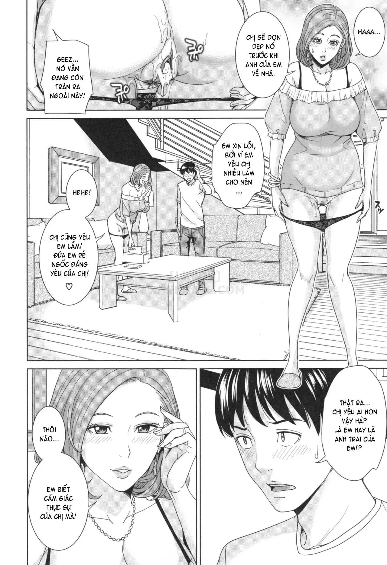 HentaiVN.net - Ảnh 7 - Ore no Nee-san, Watashi no Otouto [Sister-in-Law Slut Life] - Chap 2