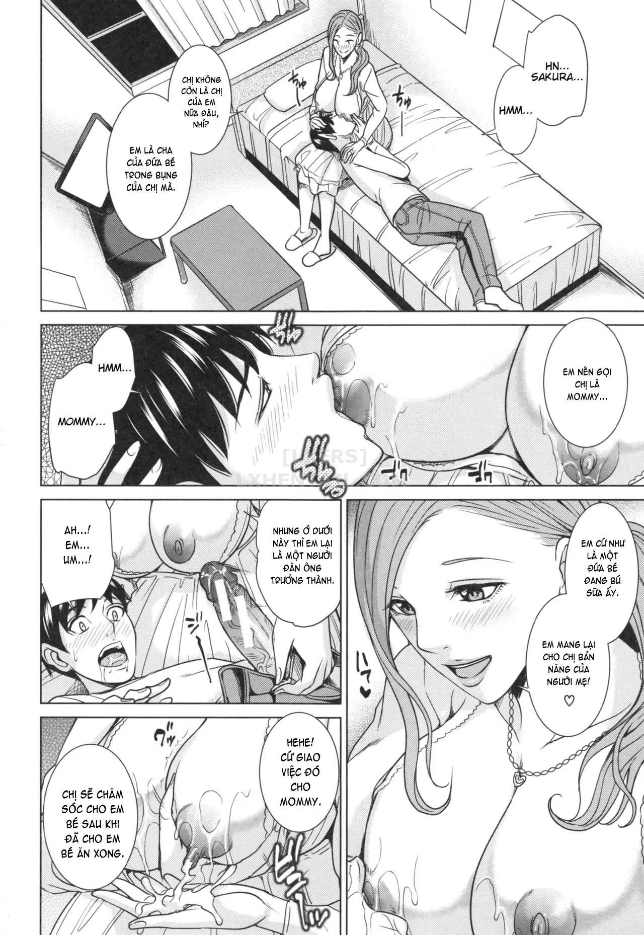 HentaiVN.net - Ảnh 17 - Ore no Nee-san, Watashi no Otouto [Sister-in-Law Slut Life] - Chap 3