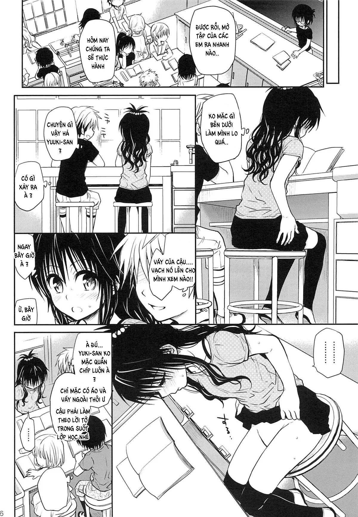 HentaiVN.net - Ảnh 14 - Sự Kích Thích Trong Lớp Học (To Love-Ru) [Tabegoro Mikan; Ripe Mandarin] - Chap 2