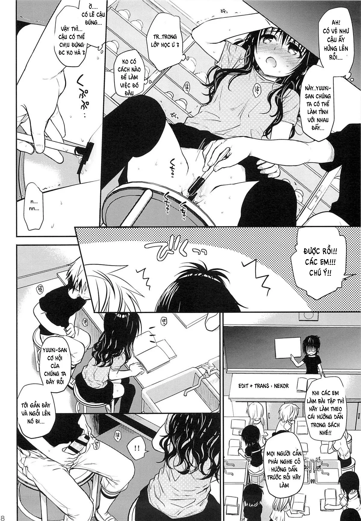 HentaiVN.net - Ảnh 16 - Sự Kích Thích Trong Lớp Học (To Love-Ru) [Tabegoro Mikan; Ripe Mandarin] - Chap 2