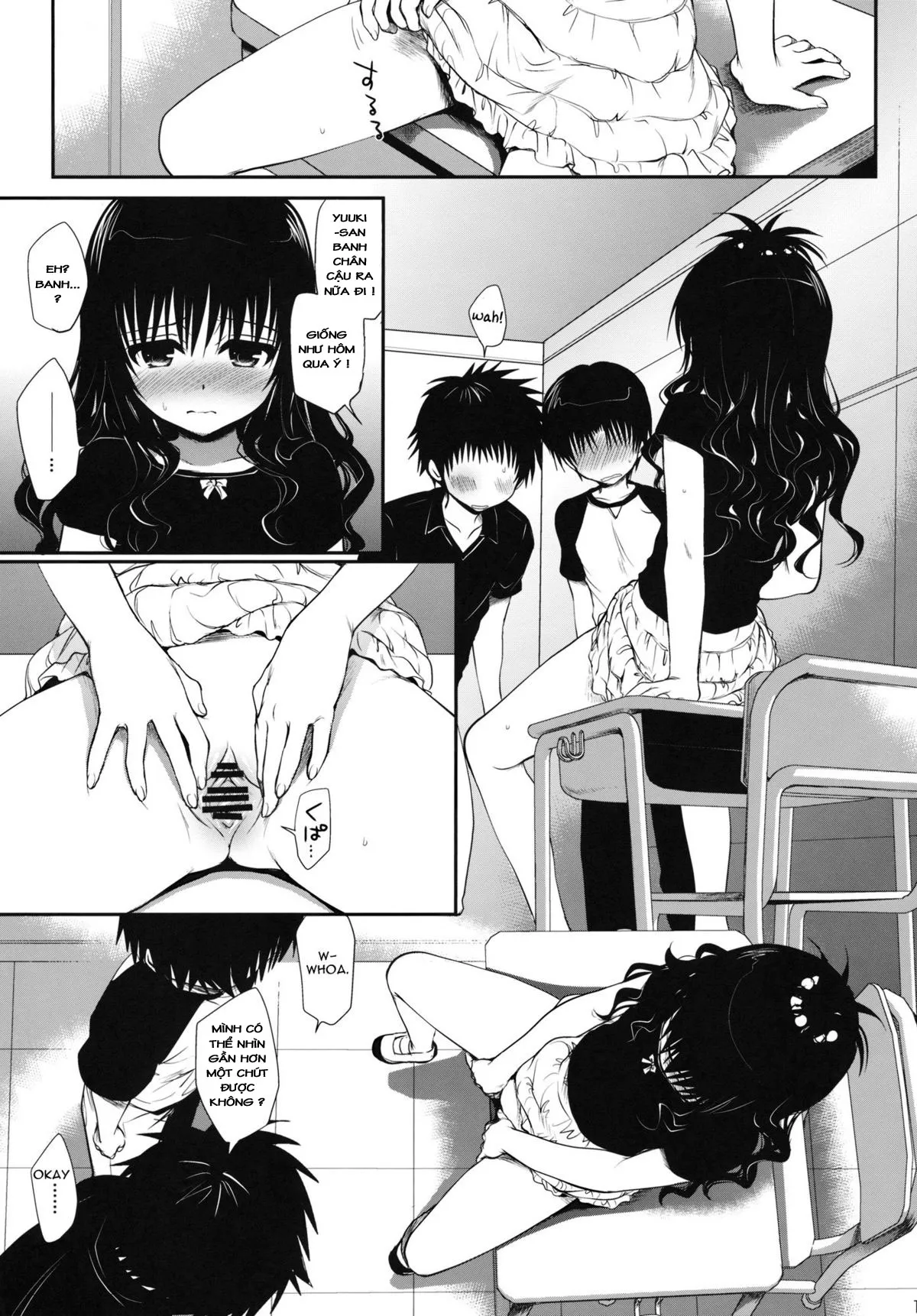 HentaiVN.net - Ảnh 13 - Sự Kích Thích Trong Lớp Học (To Love-Ru) [Tabegoro Mikan; Ripe Mandarin] - Chap 3