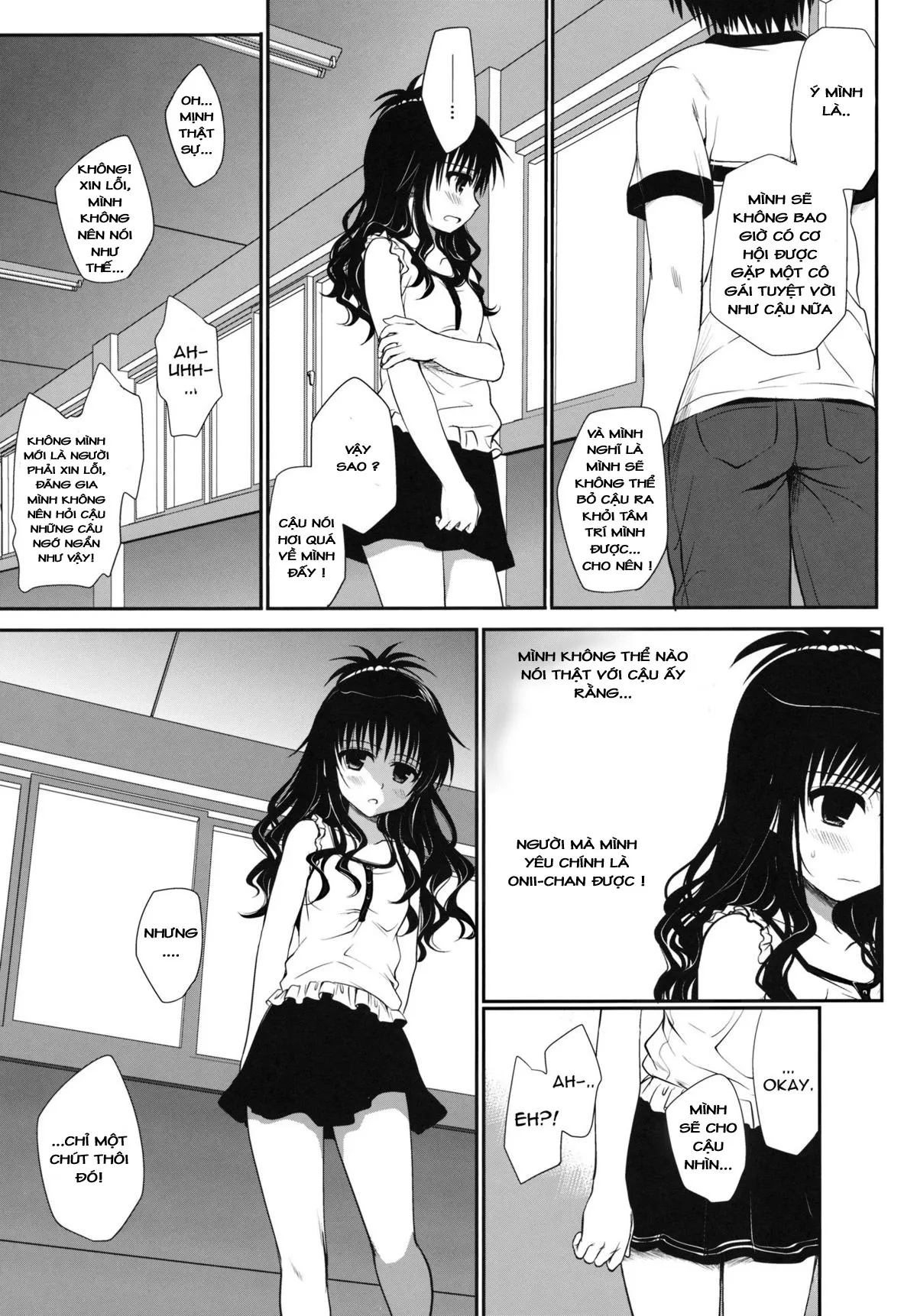 HentaiVN.net - Ảnh 5 - Sự Kích Thích Trong Lớp Học (To Love-Ru) [Tabegoro Mikan; Ripe Mandarin] - Chap 3