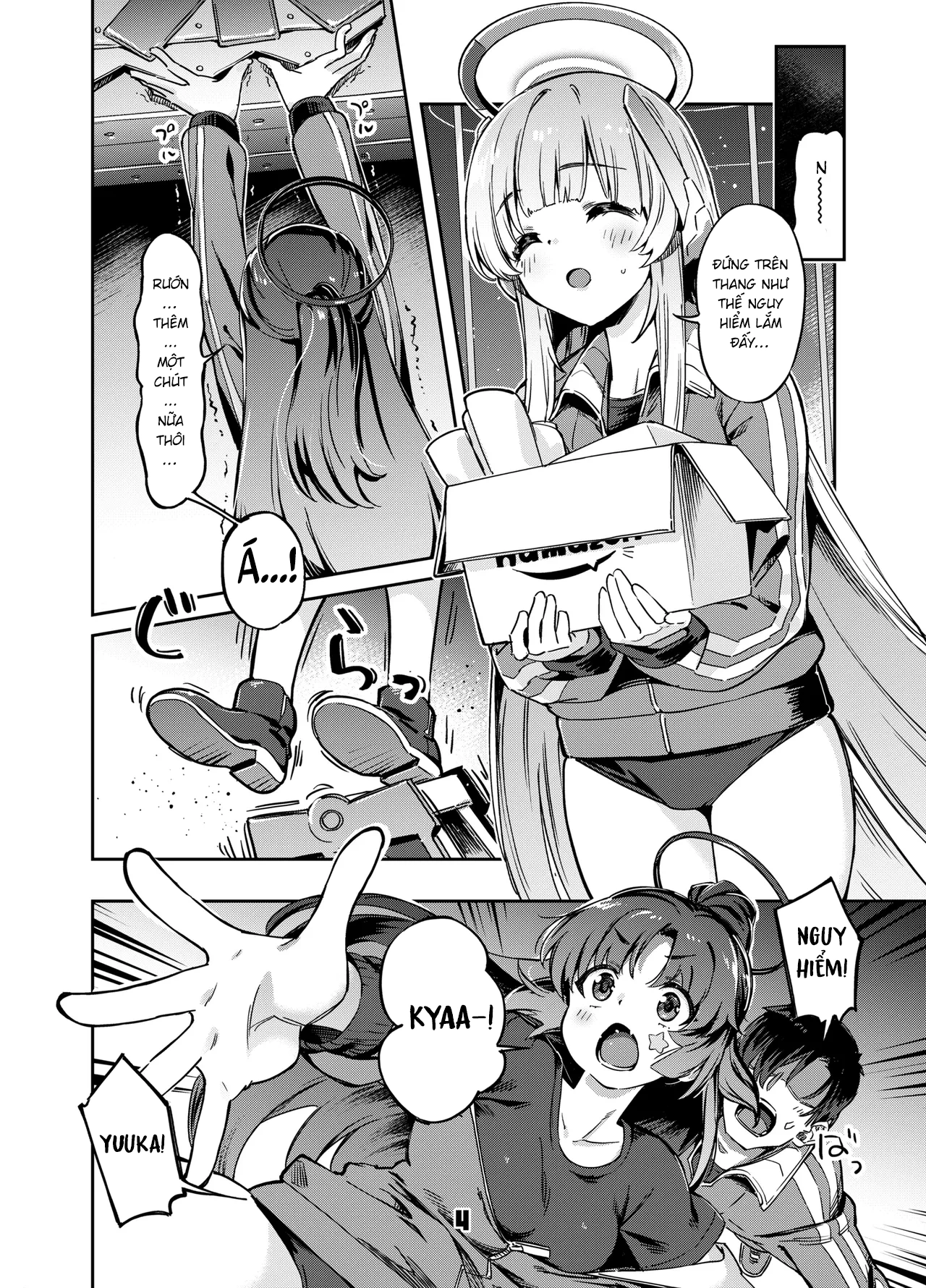 HentaiVN.net - Ảnh 3 - Sensei! Đừng nói cho Yuuka-chan biết đấy nhé! - Blue Archive - One shot khô dái nihahaha