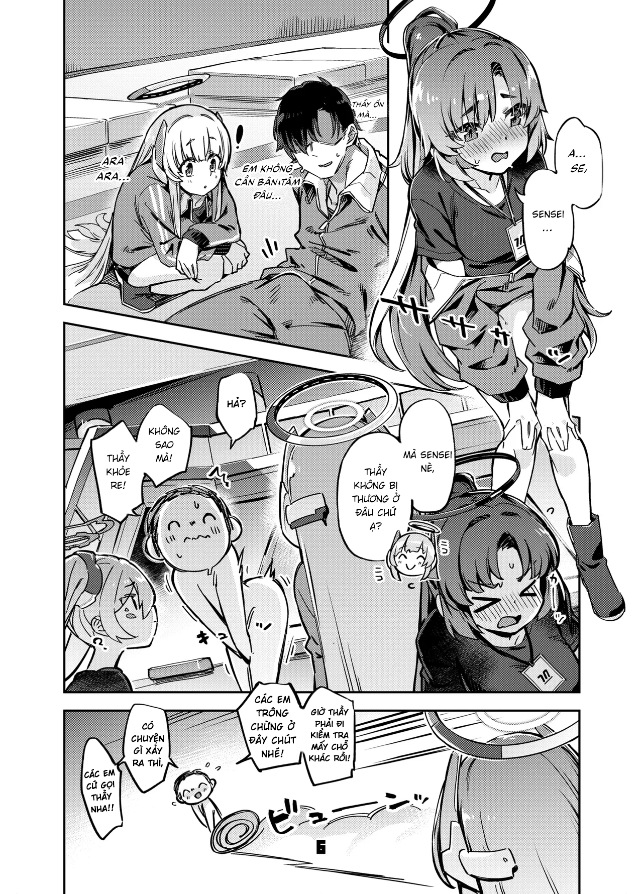 HentaiVN.net - Ảnh 5 - Sensei! Đừng nói cho Yuuka-chan biết đấy nhé! - Blue Archive - One shot khô dái nihahaha
