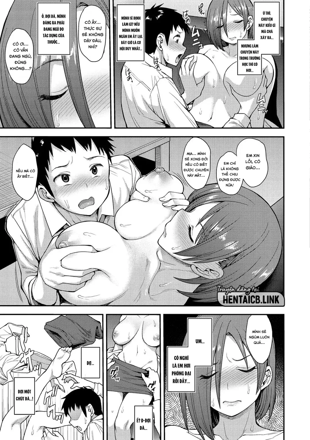 HentaiVN.net - Ảnh 8 - Cô trò chuốc thuốc nhau - Oneshot