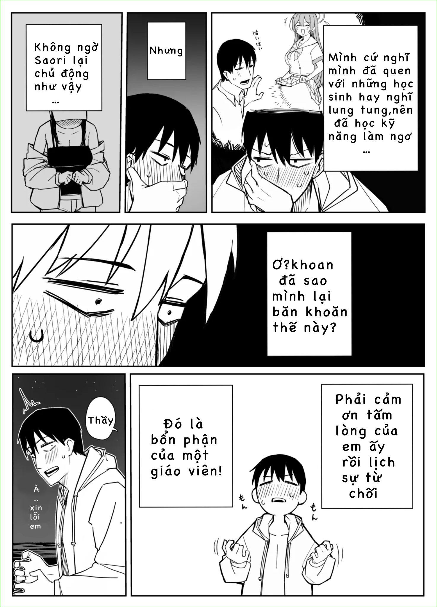 HentaiVN.net - Ảnh 4 - Saori và sensei - Oneshot Saori