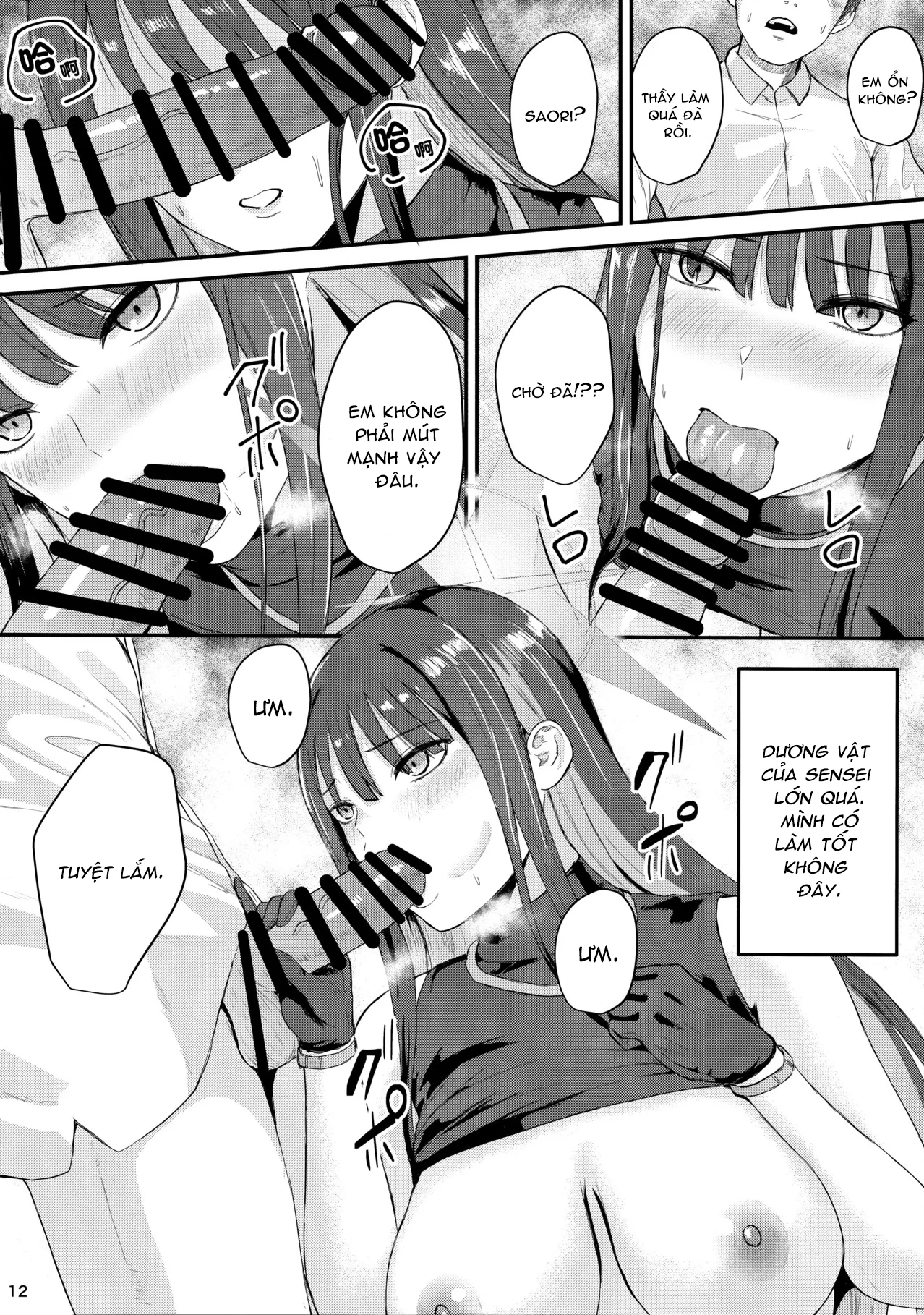 HentaiVN.net - Ảnh 12 - Saori no Ongaeshi (Blue Archive) - Oneshot