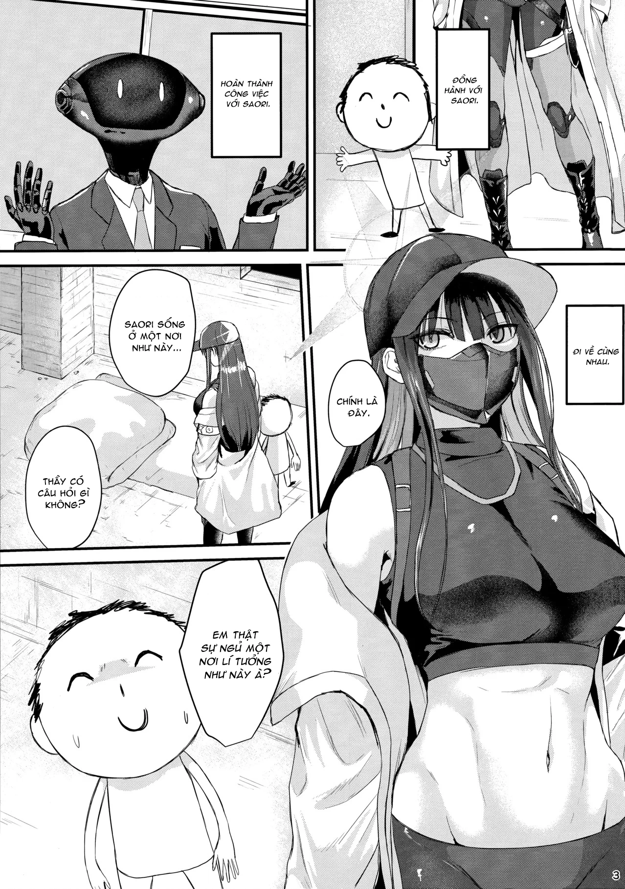 HentaiVN.net - Ảnh 3 - Saori no Ongaeshi (Blue Archive) - Oneshot
