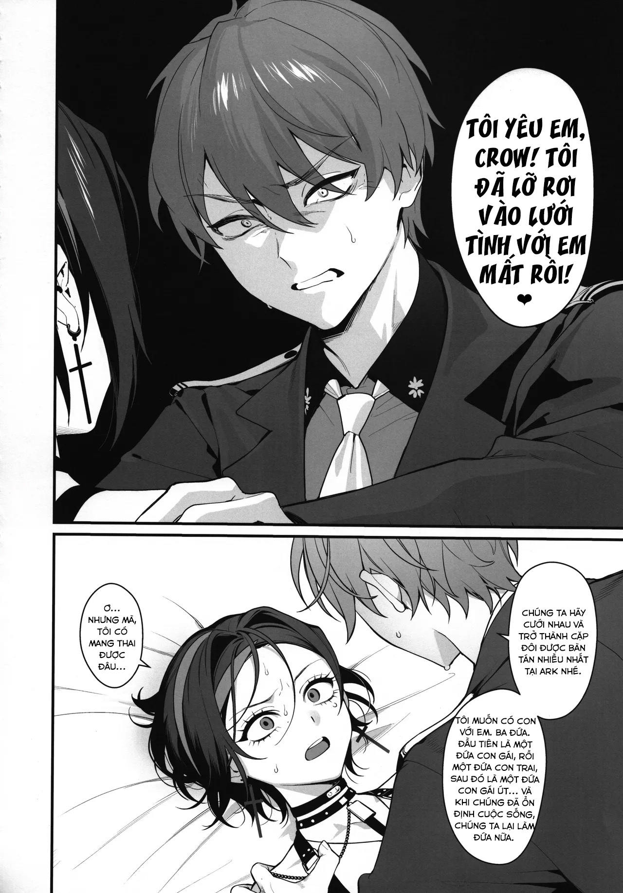 HentaiVN.net - Ảnh 7 - Một Cuộc "Mây Mưa" Cùng Crow Trong Căn Phòng Kín - Oneshot