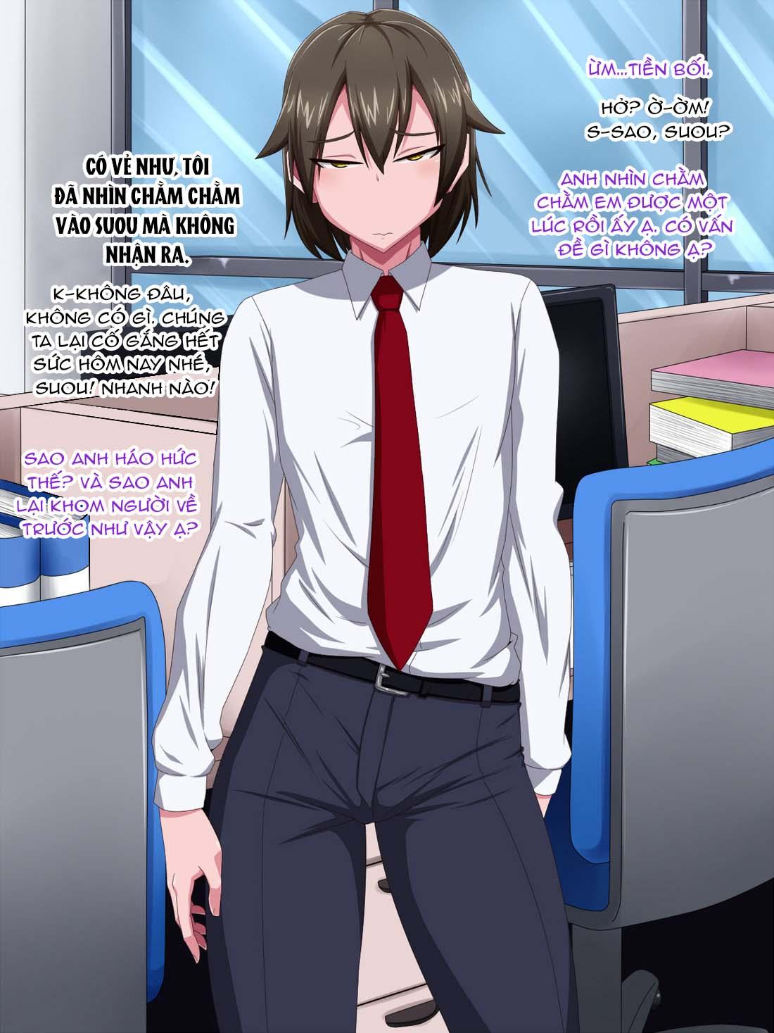HentaiVN.net - Ảnh 14 - Kaisha no Kawaii Kouhai (♂) o Hametakute Shouganai! - chap 1