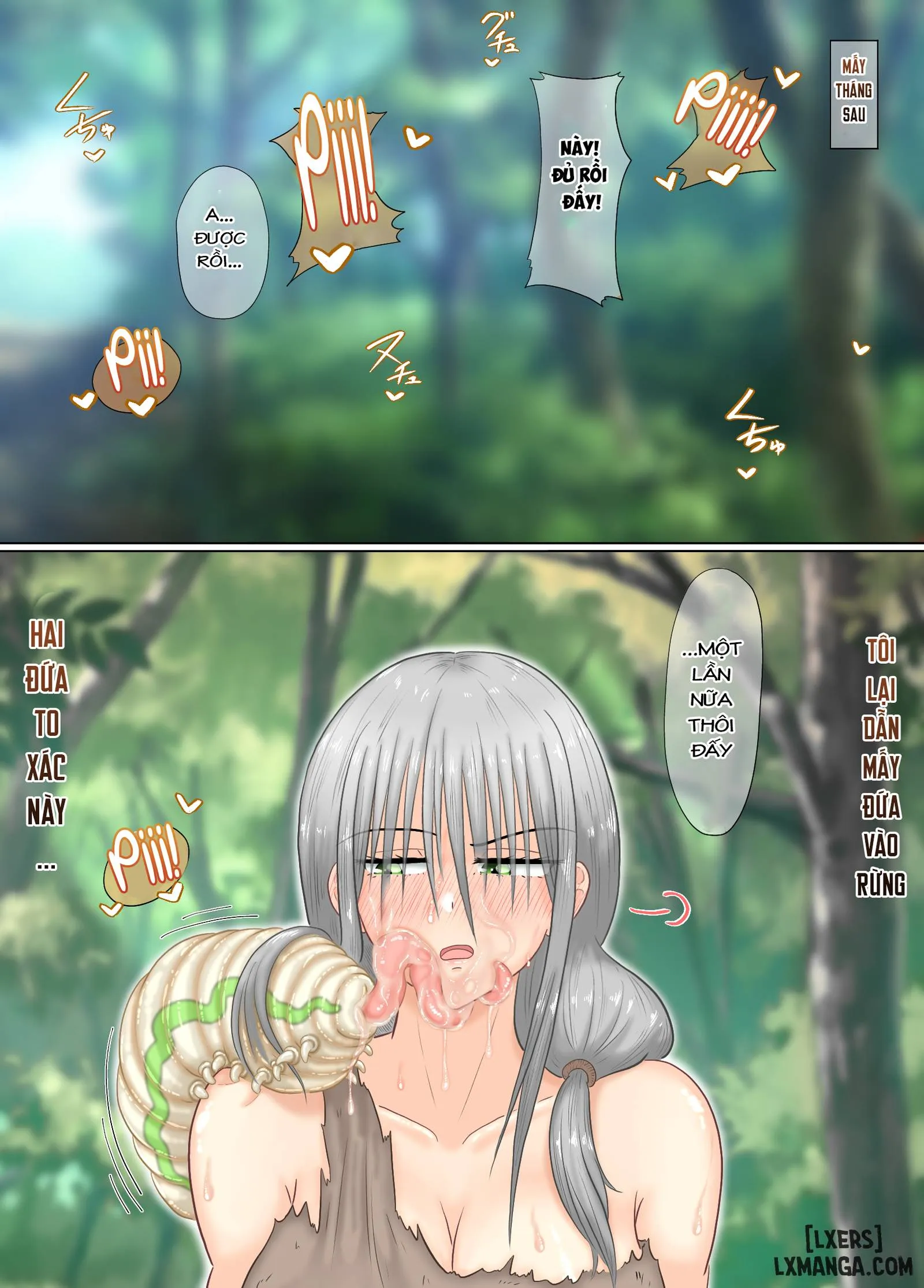 HentaiVN.net - Ảnh 3 - Onnakishi x Imomushi Tanetsuke - Chap 3.