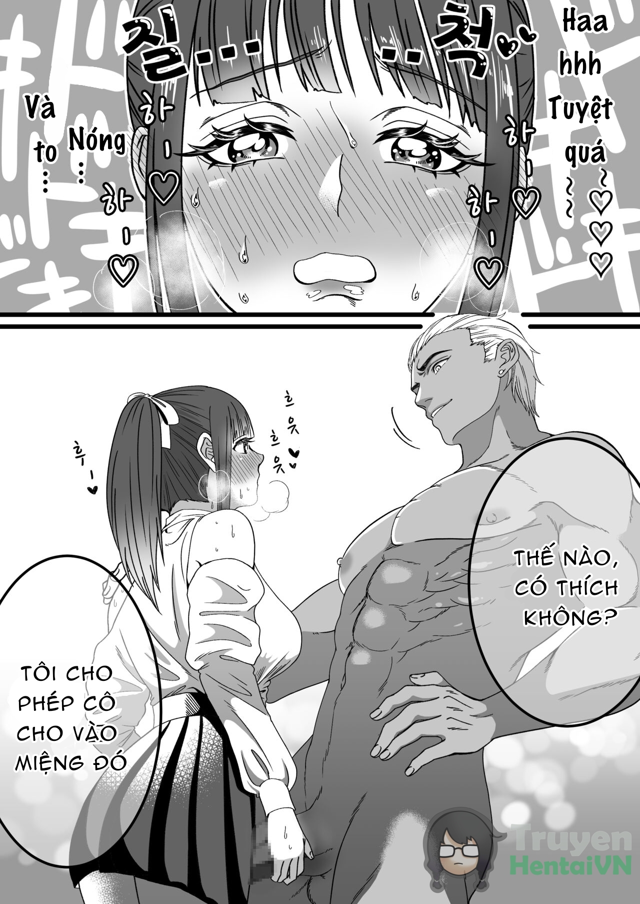 HentaiVN.net - Ảnh 10 - Boy tóc vàng cùng nữ sinh Hàn quốc - Oneshot