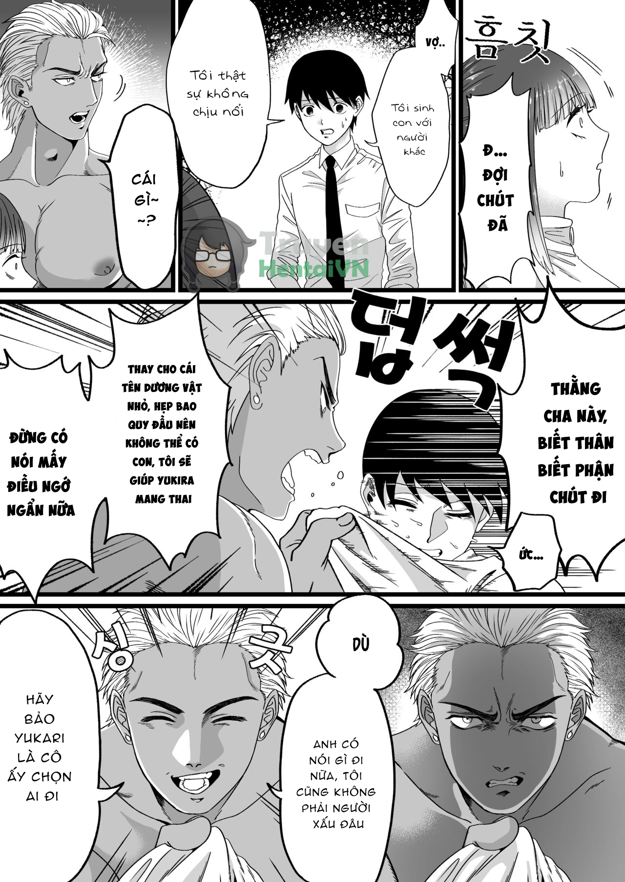 HentaiVN.net - Ảnh 11 - Boy tóc vàng cùng nữ sinh Hàn quốc - Oneshot