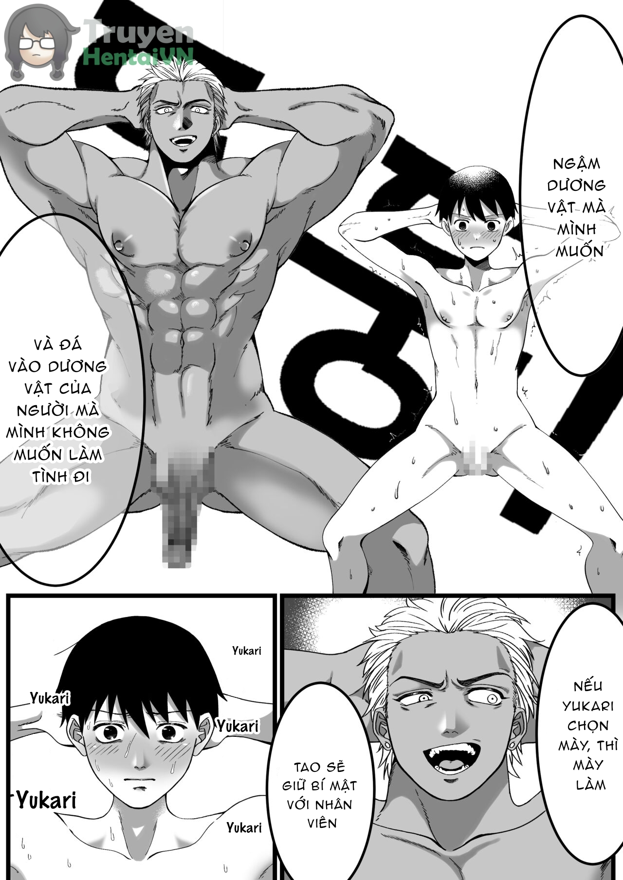 HentaiVN.net - Ảnh 12 - Boy tóc vàng cùng nữ sinh Hàn quốc - Oneshot