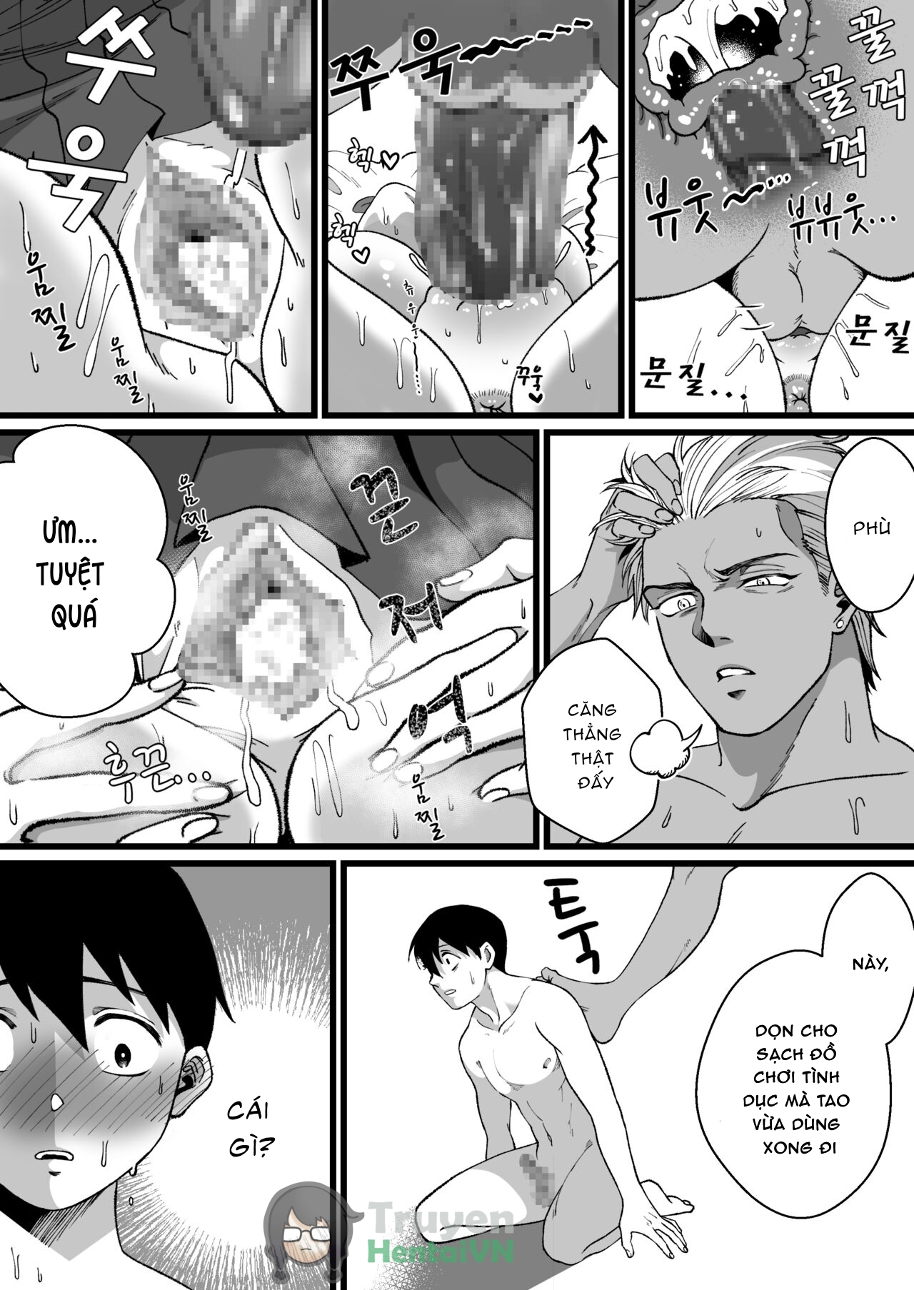 HentaiVN.net - Ảnh 30 - Boy tóc vàng cùng nữ sinh Hàn quốc - Oneshot